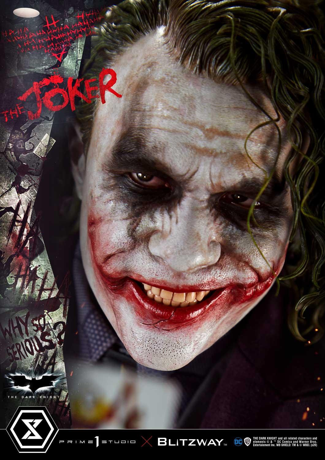 The Dark Knight - Joker - Museum Masterline Series  (MMTDK-01) - 1/3 (Blitzway, Prime 1 Studio) photo 19