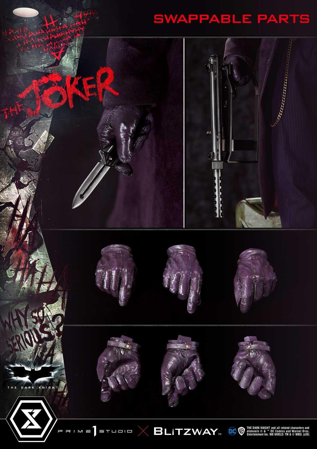The Dark Knight - Joker - Museum Masterline Series  (MMTDK-01) - 1/3 (Blitzway, Prime 1 Studio) photo 56