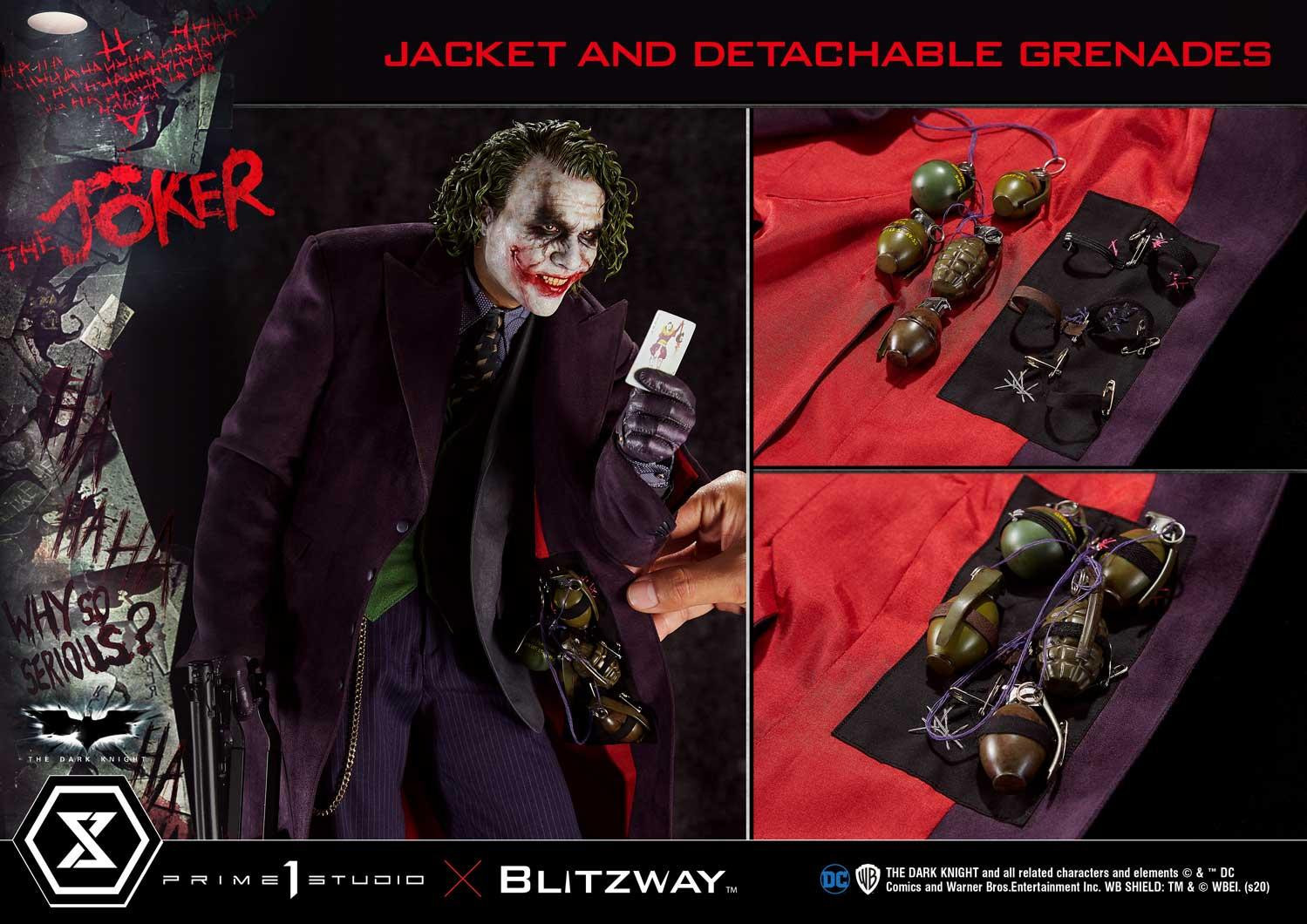 The Dark Knight - Joker - Museum Masterline Series  (MMTDK-01) - 1/3 (Blitzway, Prime 1 Studio) photo 58