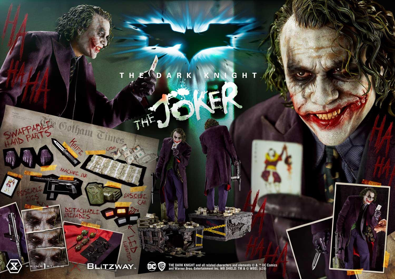 The Dark Knight - Joker - Museum Masterline Series  (MMTDK-01) - 1/3 (Blitzway, Prime 1 Studio) photo 72