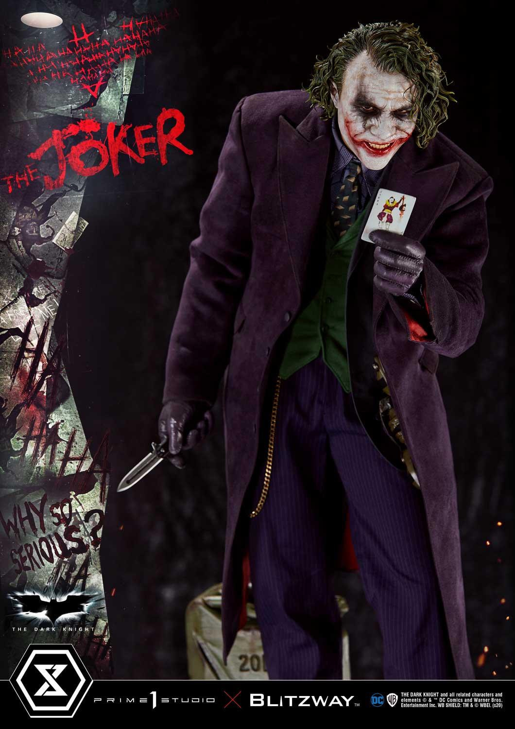 The Dark Knight - Joker - Museum Masterline Series  (MMTDK-01) - 1/3 (Blitzway, Prime 1 Studio) photo 91