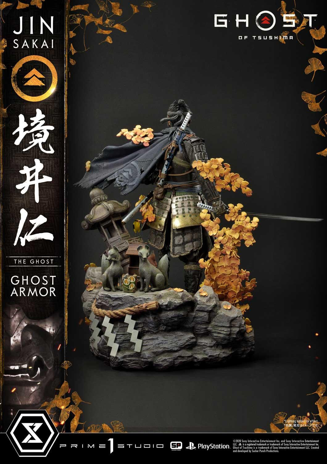Ghost of Tsushima - Sakai Jin - Ultimate Premium Masterline  (UPMGHOT-01DXS) - 1/4 - Ghost Armor, DX Bonus version (Prime 1 Studio) photo 11
