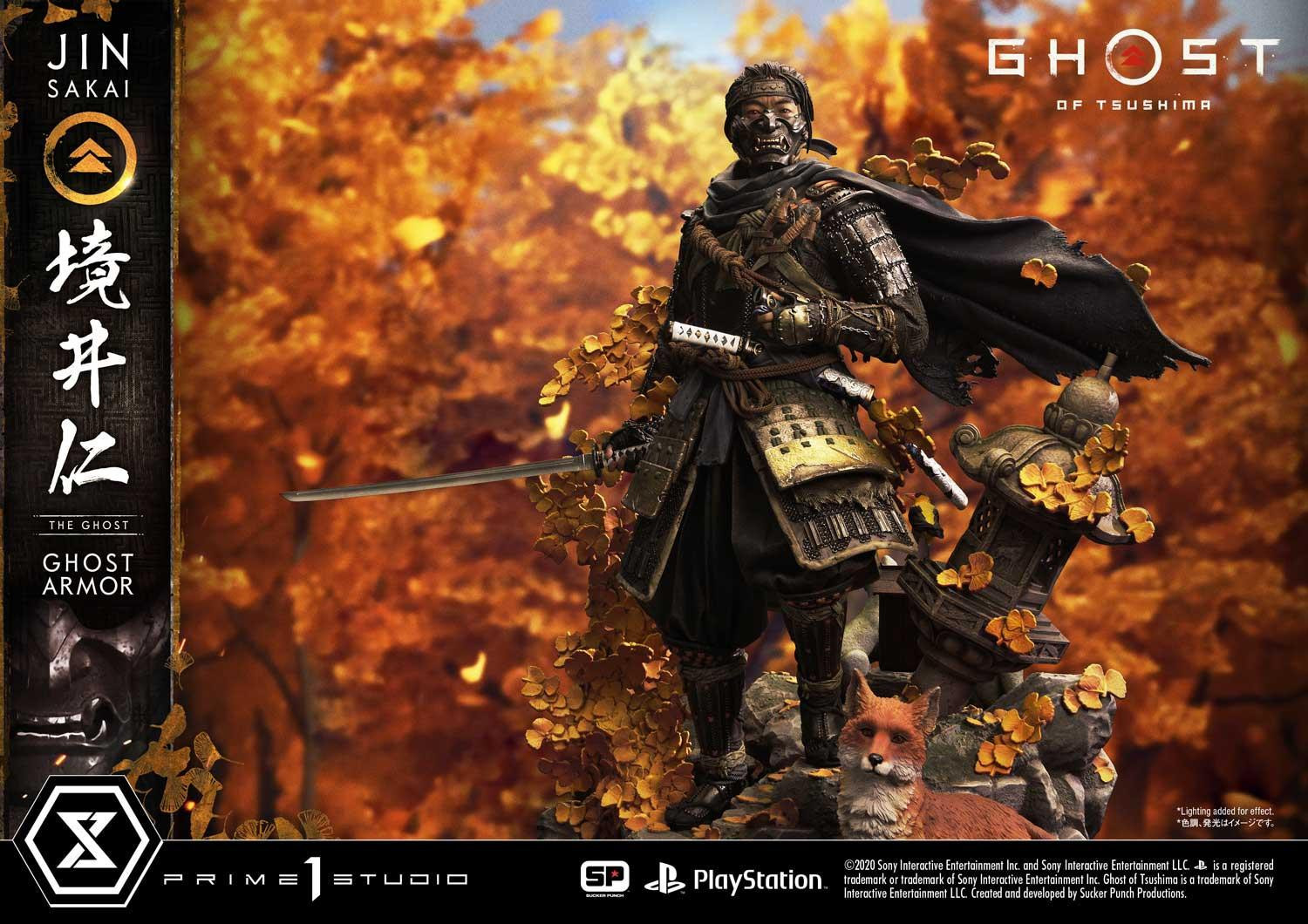 Ghost of Tsushima - Sakai Jin - Ultimate Premium Masterline  (UPMGHOT-01DXS) - 1/4 - Ghost Armor, DX Bonus version (Prime 1 Studio) photo 15