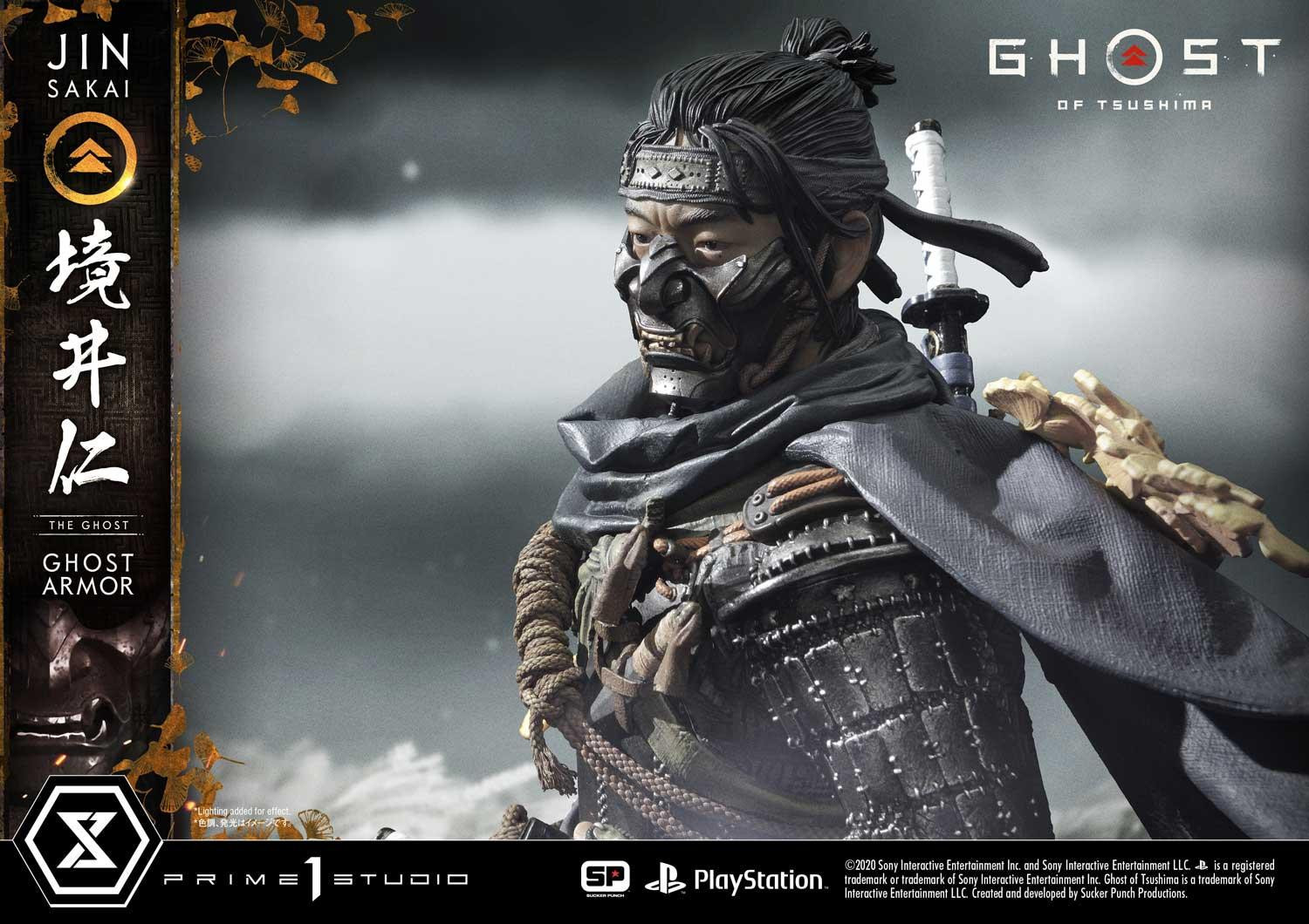 Ghost of Tsushima - Sakai Jin - Ultimate Premium Masterline  (UPMGHOT-01DXS) - 1/4 - Ghost Armor, DX Bonus version (Prime 1 Studio) photo 17