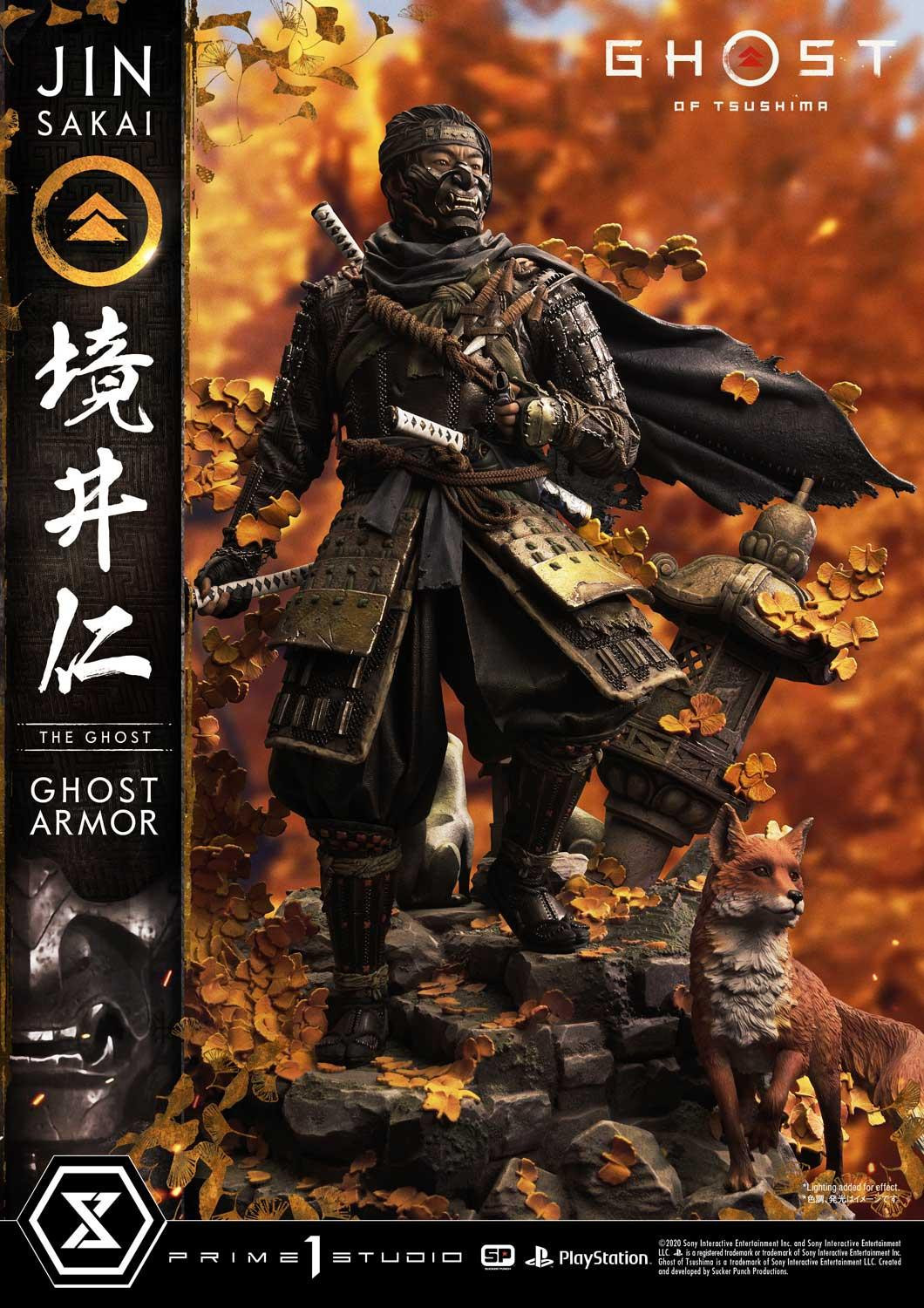 Ghost of Tsushima - Sakai Jin - Ultimate Premium Masterline  (UPMGHOT-01DXS) - 1/4 - Ghost Armor, DX Bonus version (Prime 1 Studio) photo 23