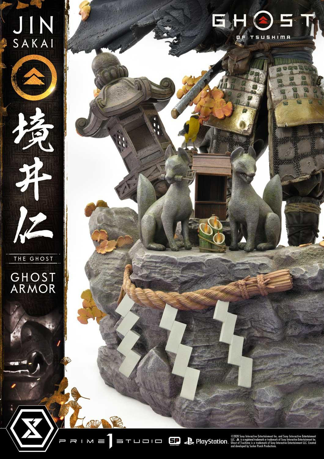 Ghost of Tsushima - Sakai Jin - Ultimate Premium Masterline  (UPMGHOT-01DXS) - 1/4 - Ghost Armor, DX Bonus version (Prime 1 Studio) photo 33