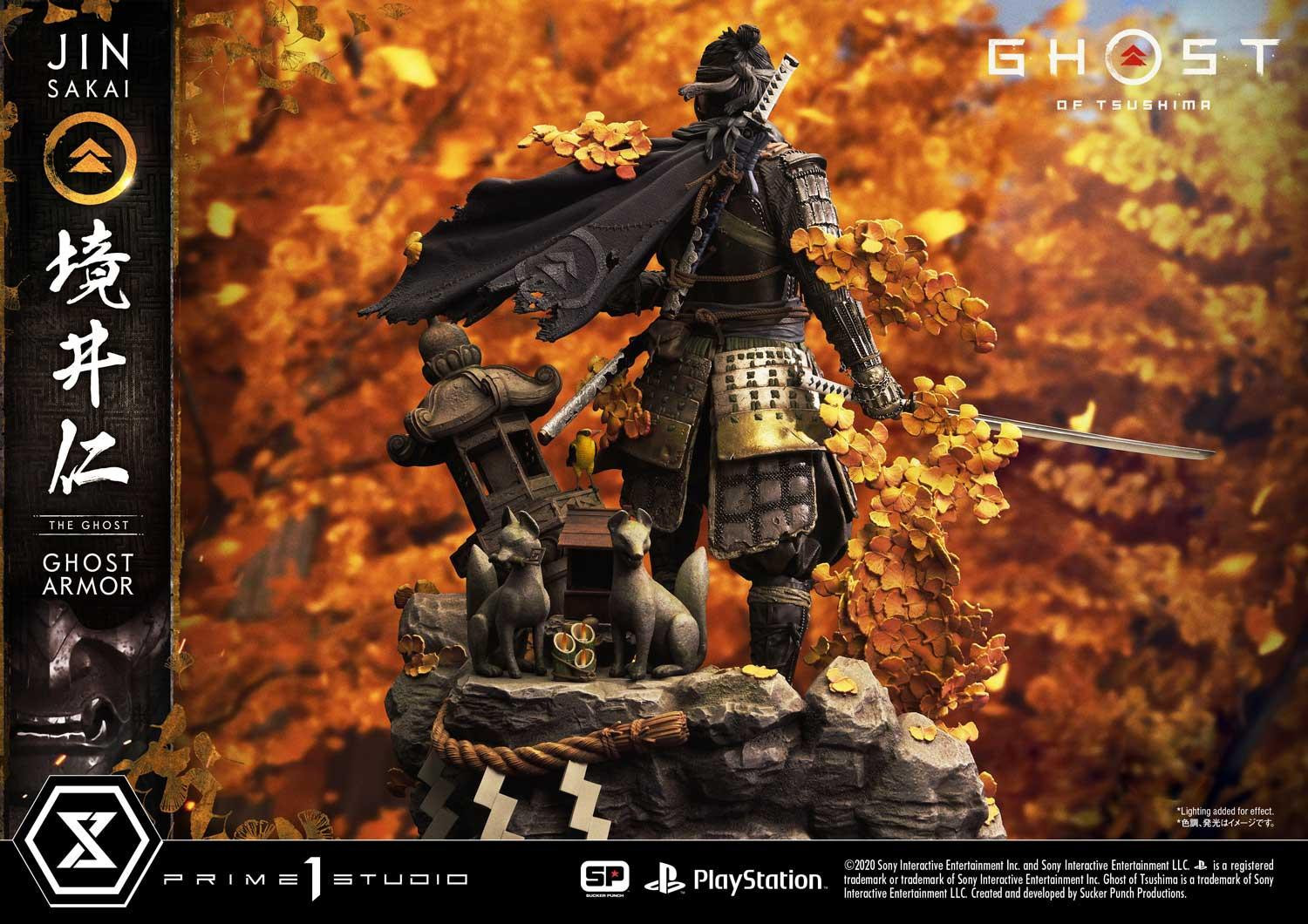 Ghost of Tsushima - Sakai Jin - Ultimate Premium Masterline  (UPMGHOT-01DXS) - 1/4 - Ghost Armor, DX Bonus version (Prime 1 Studio) photo 38