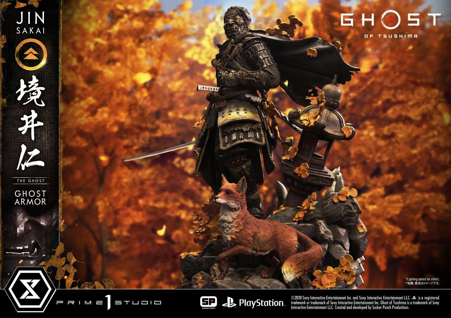 Ghost of Tsushima - Sakai Jin - Ultimate Premium Masterline  (UPMGHOT-01DXS) - 1/4 - Ghost Armor, DX Bonus version (Prime 1 Studio) photo 39