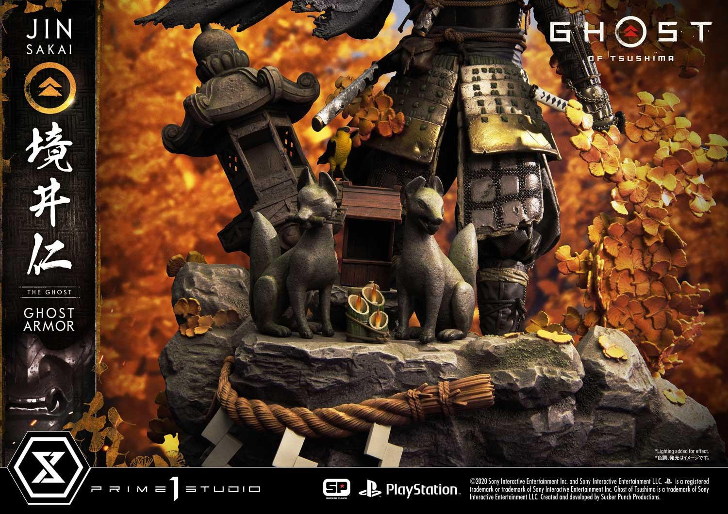 Ghost of Tsushima - Sakai Jin - Ultimate Premium Masterline  (UPMGHOT-01DXS) - 1/4 - Ghost Armor, DX Bonus version (Prime 1 Studio) photo 40