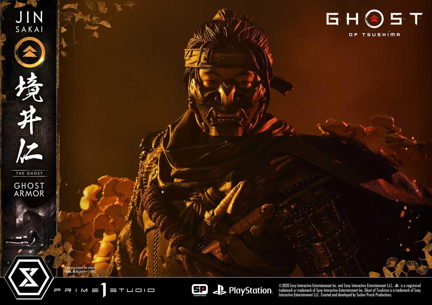 Ghost of Tsushima - Sakai Jin - Ultimate Premium Masterline  (UPMGHOT-01DXS) - 1/4 - Ghost Armor, DX Bonus version (Prime 1 Studio) photo 41
