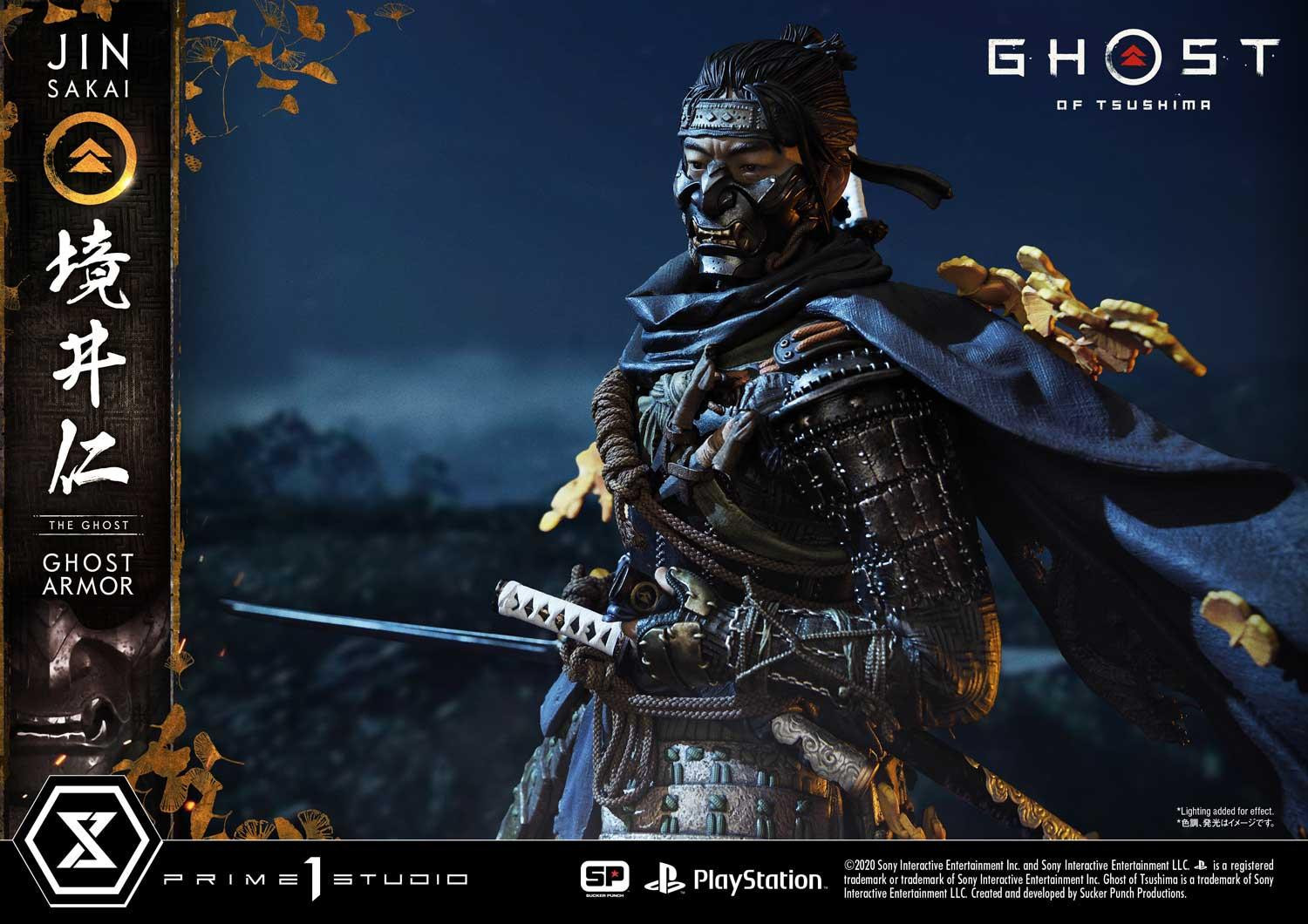 Ghost of Tsushima - Sakai Jin - Ultimate Premium Masterline  (UPMGHOT-01DXS) - 1/4 - Ghost Armor, DX Bonus version (Prime 1 Studio) photo 42