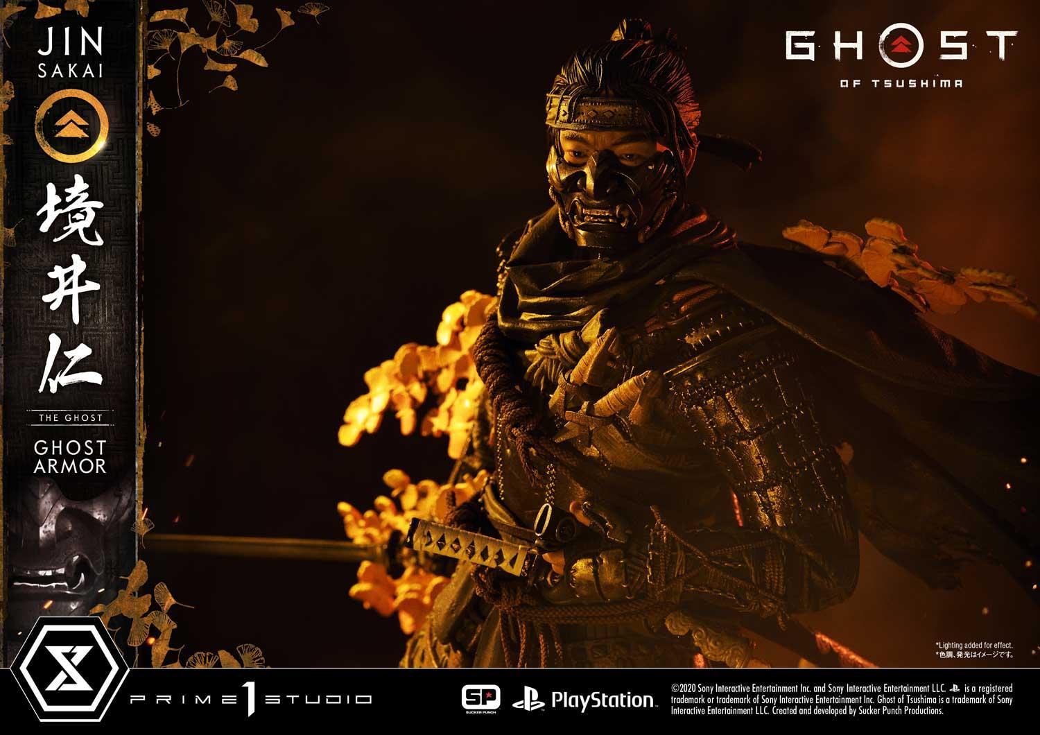 Ghost of Tsushima - Sakai Jin - Ultimate Premium Masterline  (UPMGHOT-01DXS) - 1/4 - Ghost Armor, DX Bonus version (Prime 1 Studio) photo 44