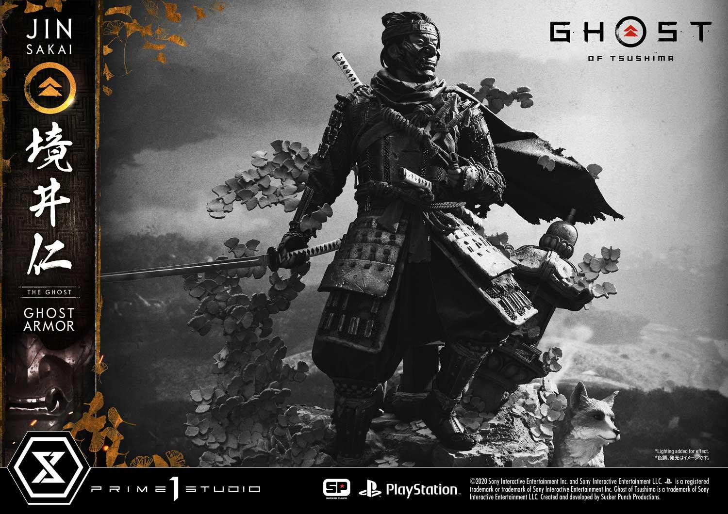 Ghost of Tsushima - Sakai Jin - Ultimate Premium Masterline  (UPMGHOT-01DXS) - 1/4 - Ghost Armor, DX Bonus version (Prime 1 Studio) photo 45