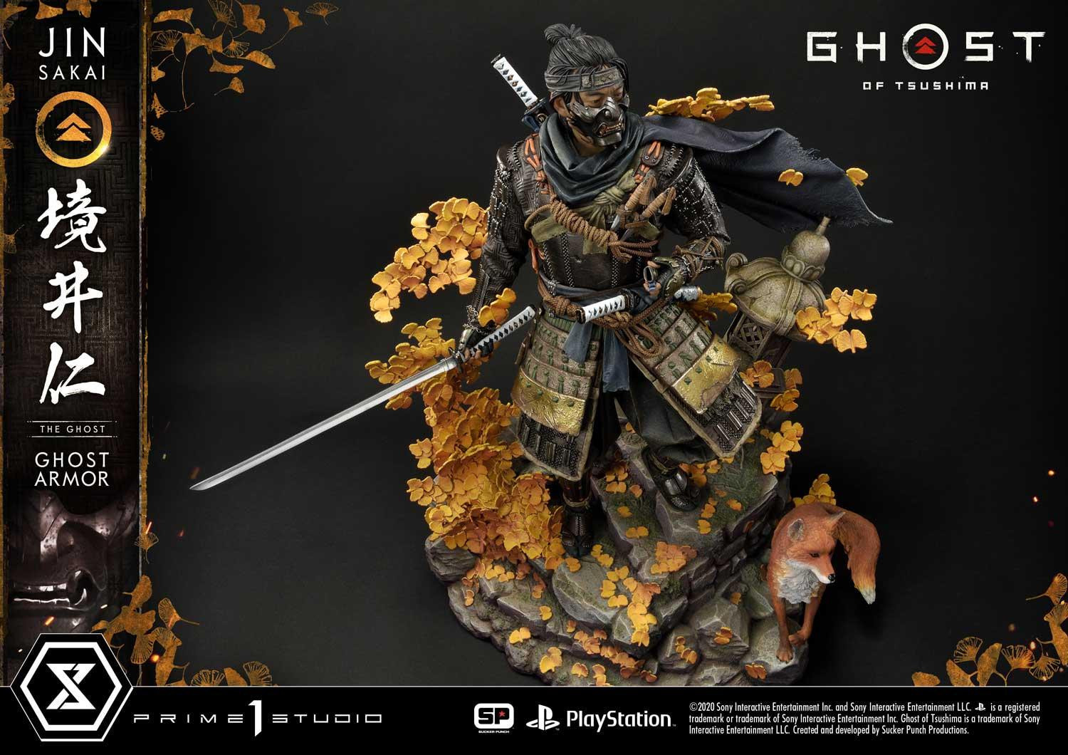 Ghost of Tsushima - Sakai Jin - Ultimate Premium Masterline  (UPMGHOT-01DXS) - 1/4 - Ghost Armor, DX Bonus version (Prime 1 Studio) photo 48