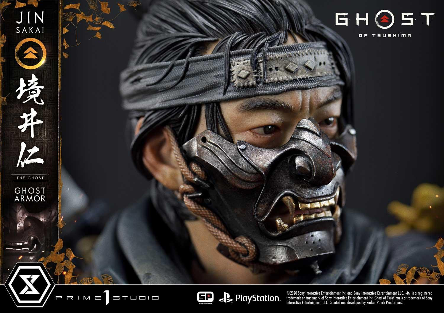 Ghost of Tsushima - Sakai Jin - Ultimate Premium Masterline  (UPMGHOT-01DXS) - 1/4 - Ghost Armor, DX Bonus version (Prime 1 Studio) photo 51