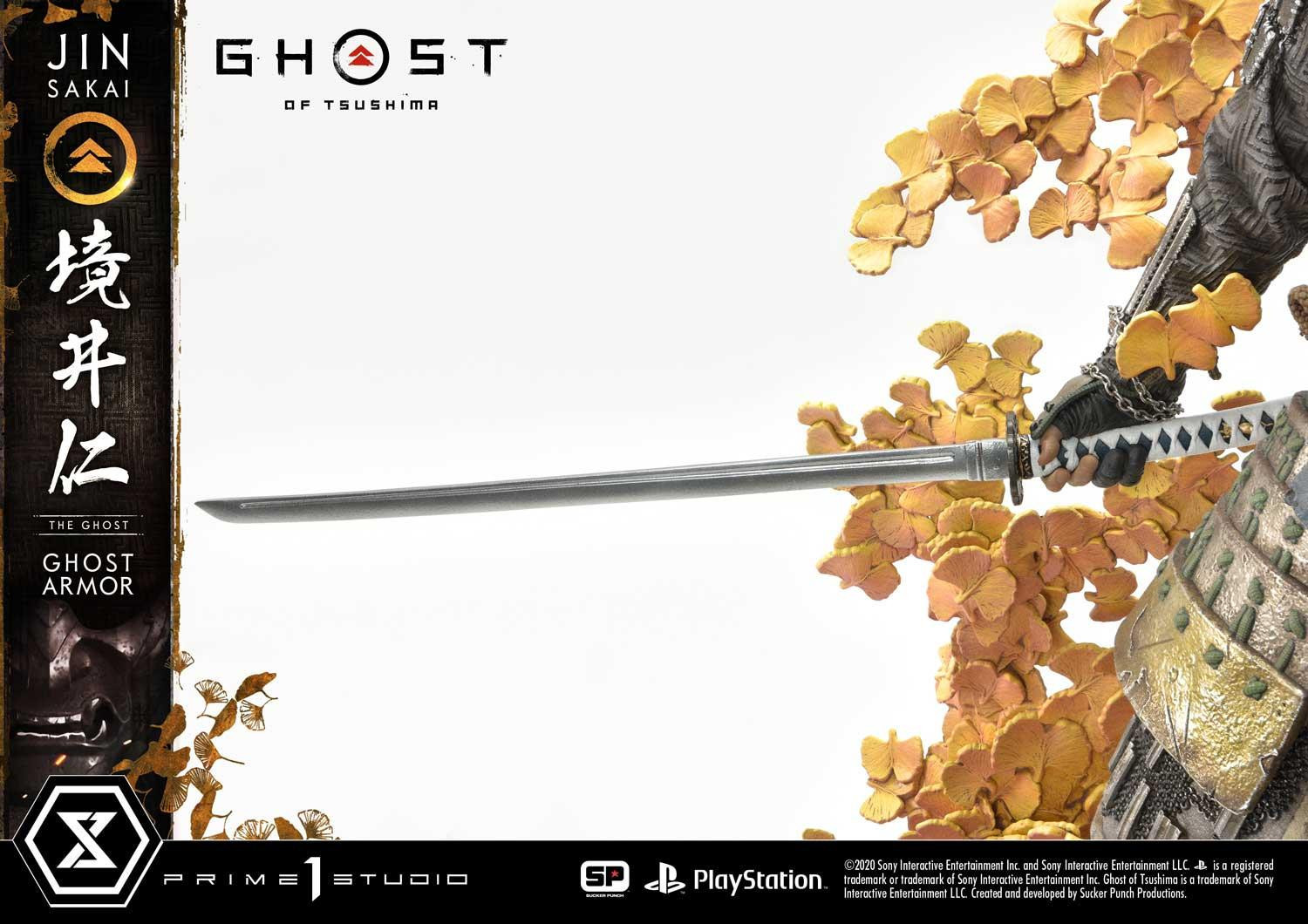 Ghost of Tsushima - Sakai Jin - Ultimate Premium Masterline  (UPMGHOT-01DXS) - 1/4 - Ghost Armor, DX Bonus version (Prime 1 Studio) photo 61
