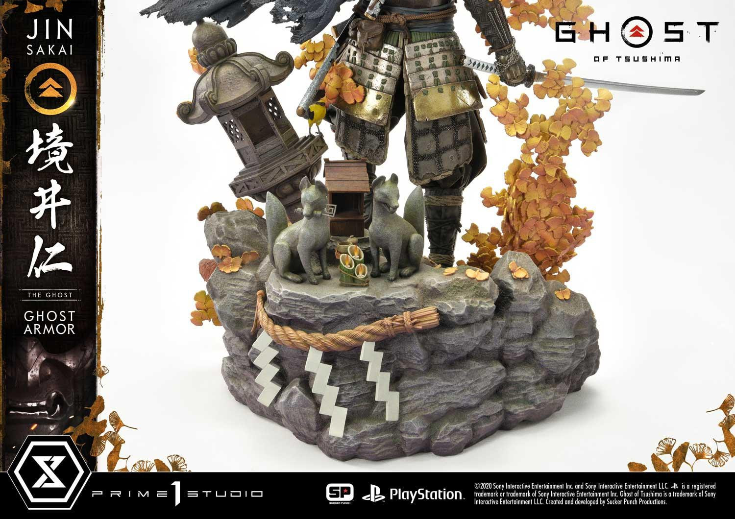 Ghost of Tsushima - Sakai Jin - Ultimate Premium Masterline  (UPMGHOT-01DXS) - 1/4 - Ghost Armor, DX Bonus version (Prime 1 Studio) photo 65