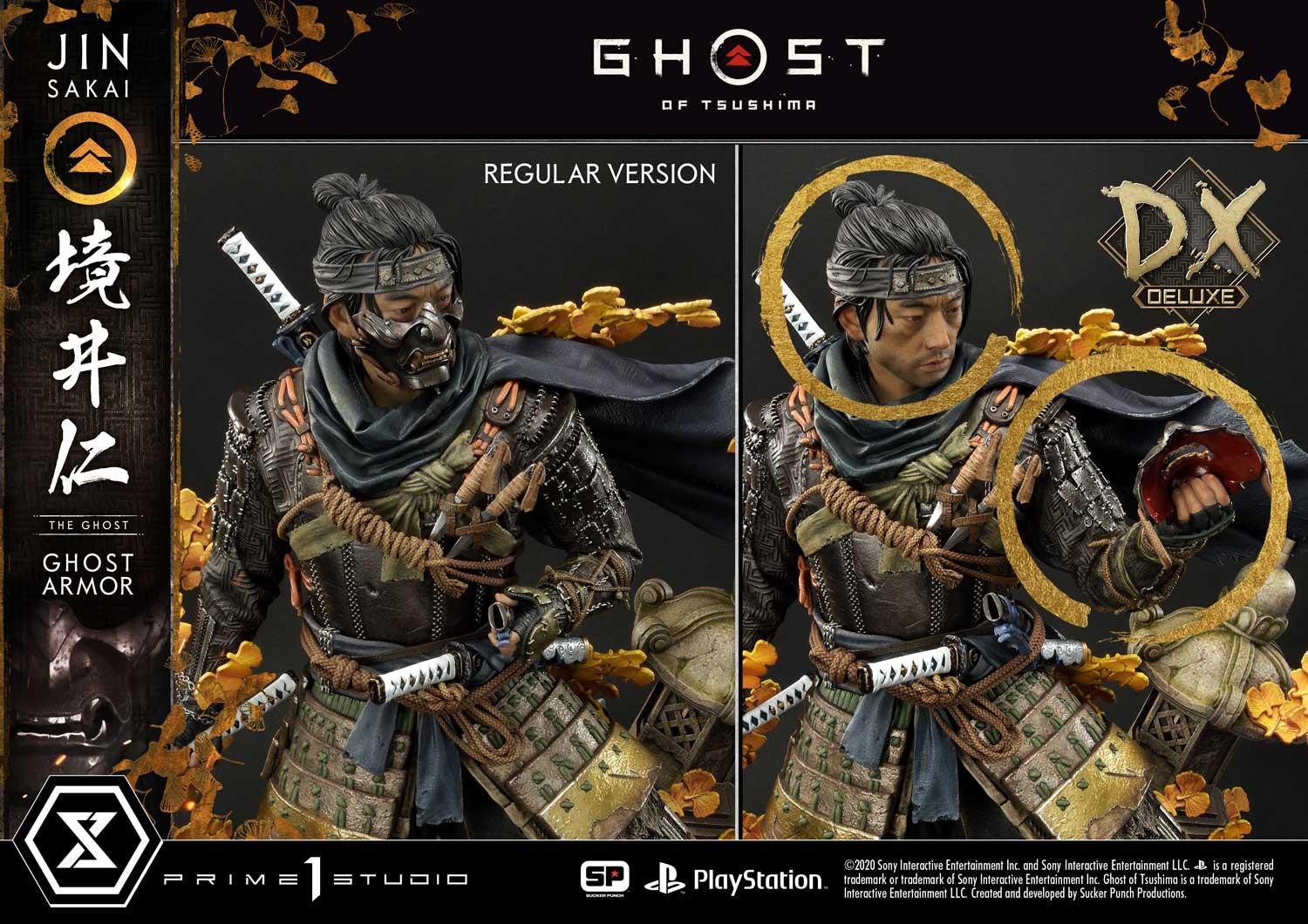 Ghost of Tsushima - Sakai Jin - Ultimate Premium Masterline  (UPMGHOT-01DXS) - 1/4 - Ghost Armor, DX Bonus version (Prime 1 Studio) photo 67