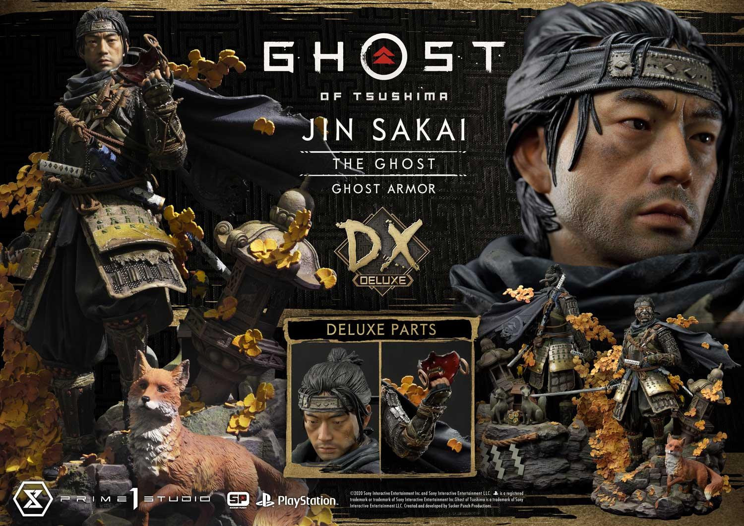 Ghost of Tsushima - Sakai Jin - Ultimate Premium Masterline  (UPMGHOT-01DXS) - 1/4 - Ghost Armor, DX Bonus version (Prime 1 Studio) photo 77