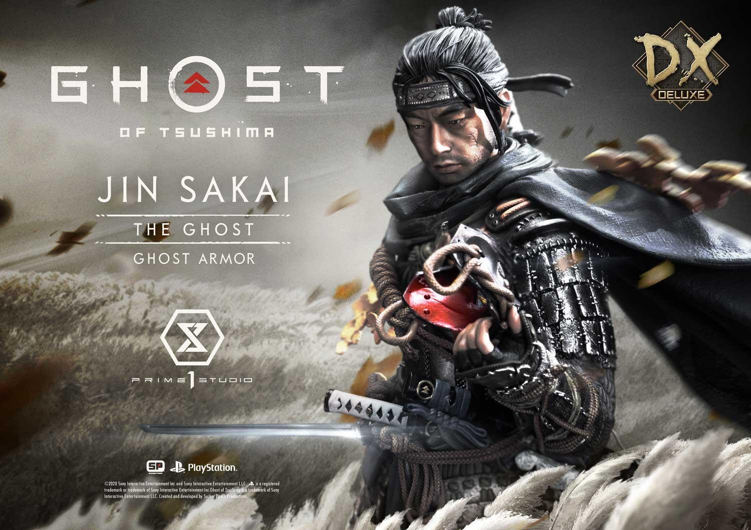 Ghost of Tsushima - Sakai Jin - Ultimate Premium Masterline  (UPMGHOT-01DXS) - 1/4 - Ghost Armor, DX Bonus version (Prime 1 Studio) photo 79