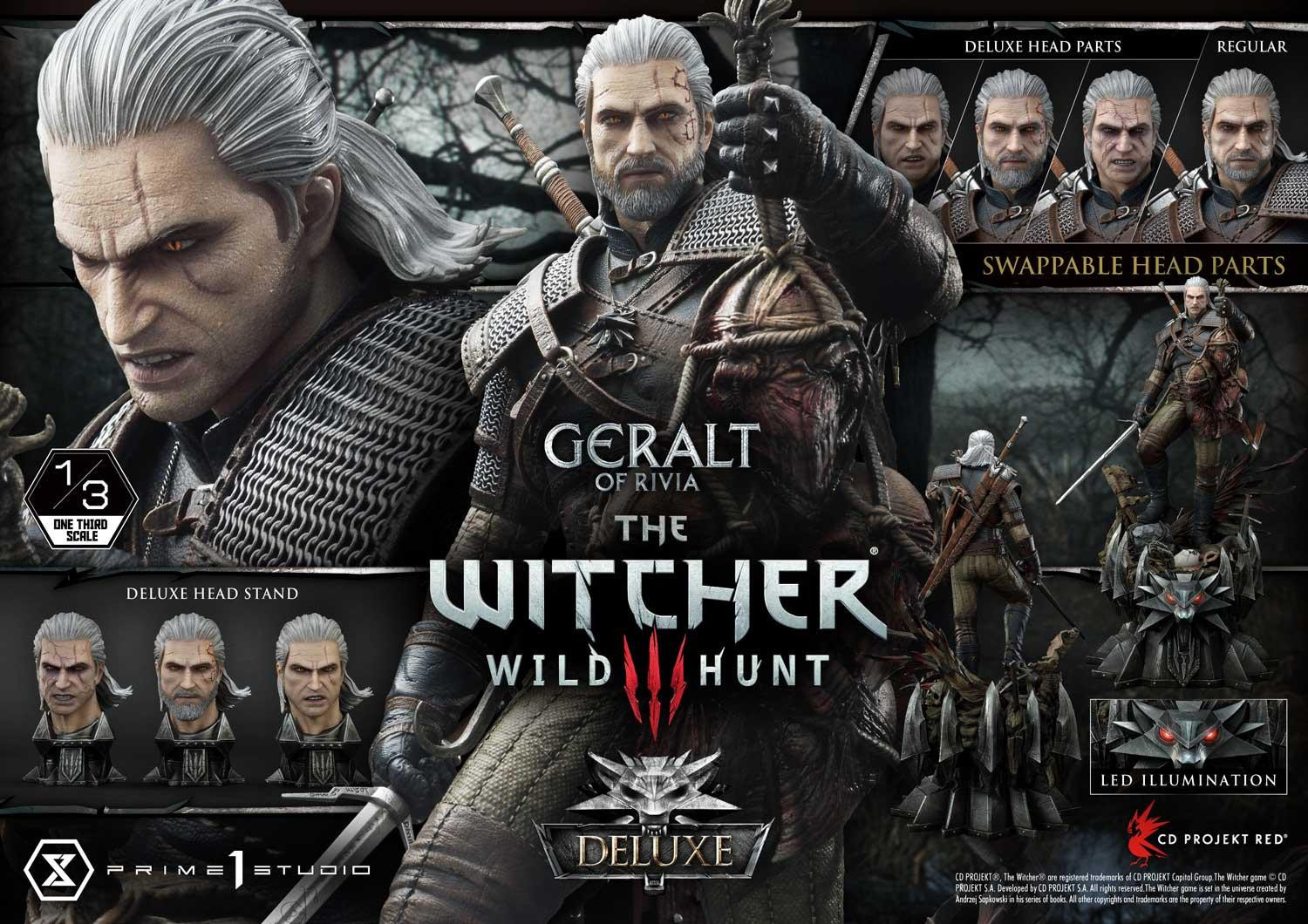 The Witcher 3: Wild Hunt - Geralt - Museum Masterline Series  (MMW3-01DX) - 1/3 - DX version (Prime 1 Studio) photo 18