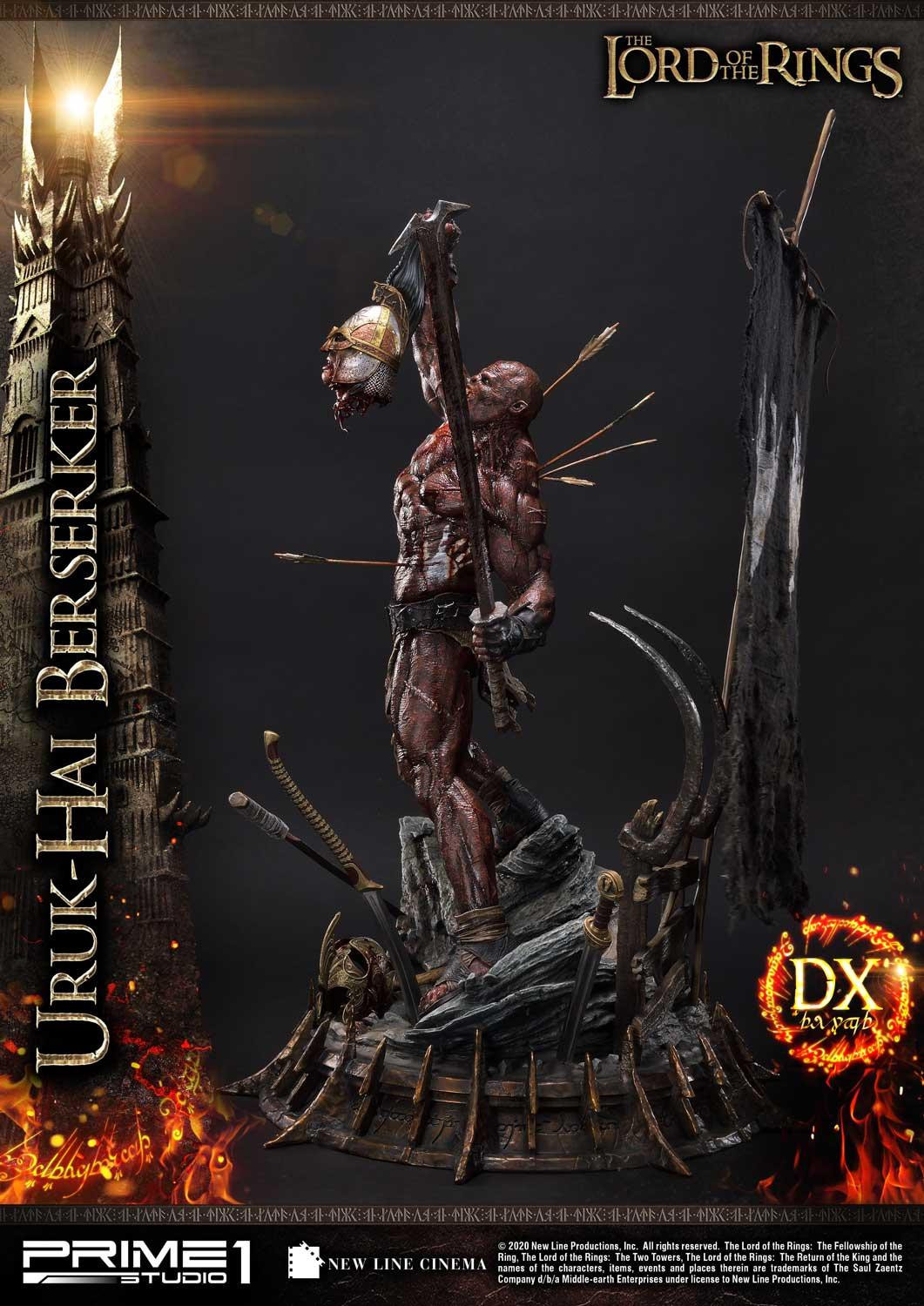 Lord of the Rings: The Two Towers - Uruk-Hai Berserker - Premium Masterline  (PMLOTR-04DX) - 1/4 - DX Version (Prime 1 Studio) photo 2