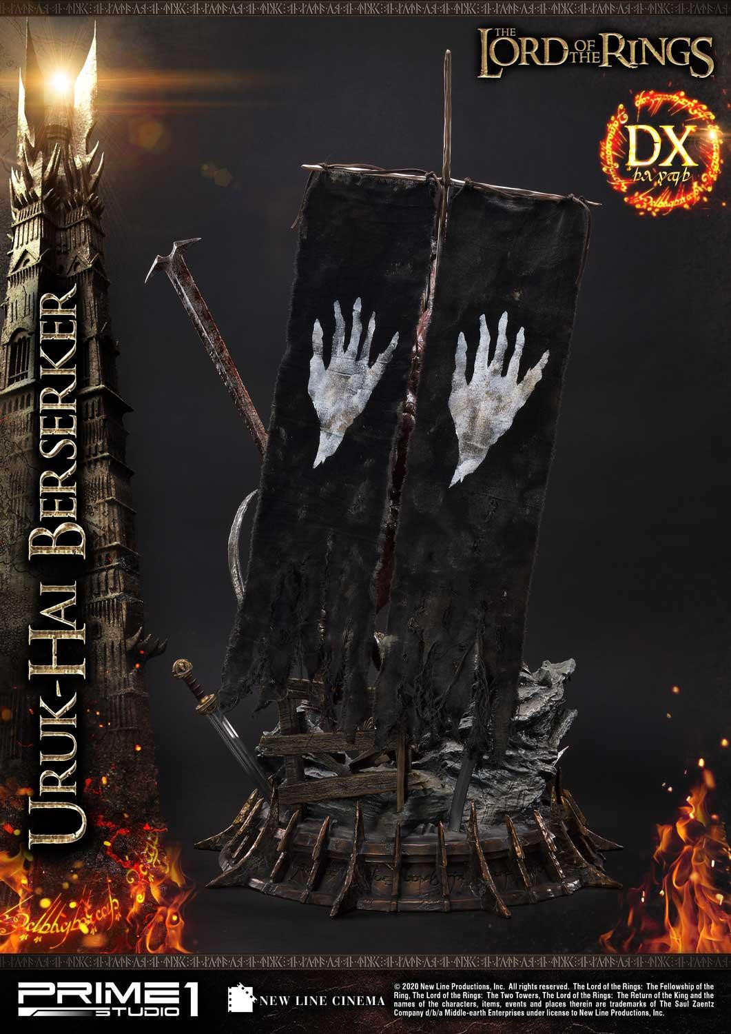 Lord of the Rings: The Two Towers - Uruk-Hai Berserker - Premium Masterline  (PMLOTR-04DX) - 1/4 - DX Version (Prime 1 Studio) photo 3