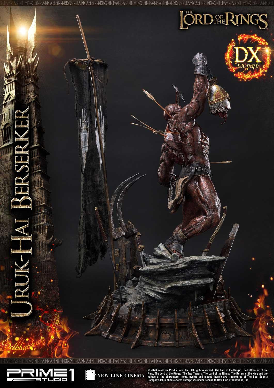 Lord of the Rings: The Two Towers - Uruk-Hai Berserker - Premium Masterline  (PMLOTR-04DX) - 1/4 - DX Version (Prime 1 Studio) photo 4