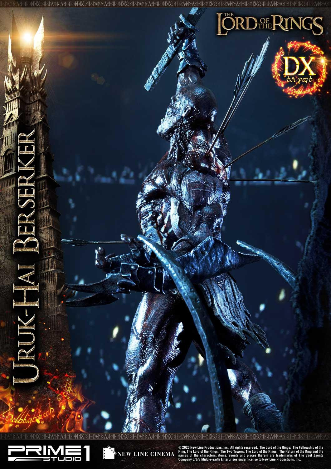 Lord of the Rings: The Two Towers - Uruk-Hai Berserker - Premium Masterline  (PMLOTR-04DX) - 1/4 - DX Version (Prime 1 Studio) photo 7