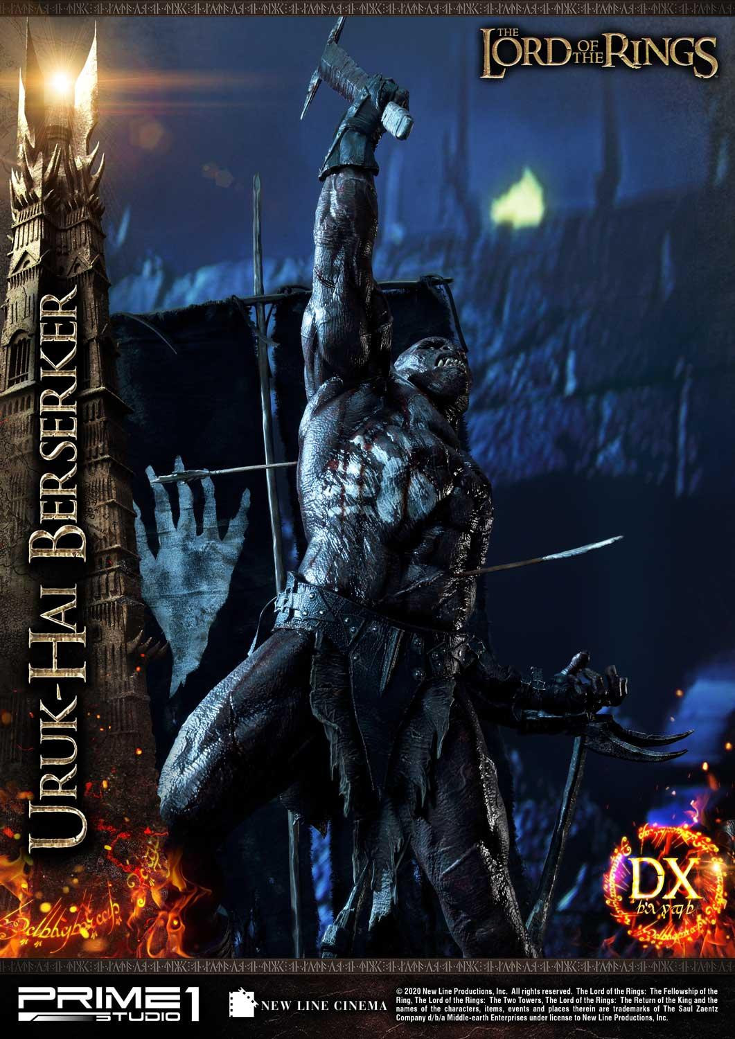Lord of the Rings: The Two Towers - Uruk-Hai Berserker - Premium Masterline  (PMLOTR-04DX) - 1/4 - DX Version (Prime 1 Studio) photo 10