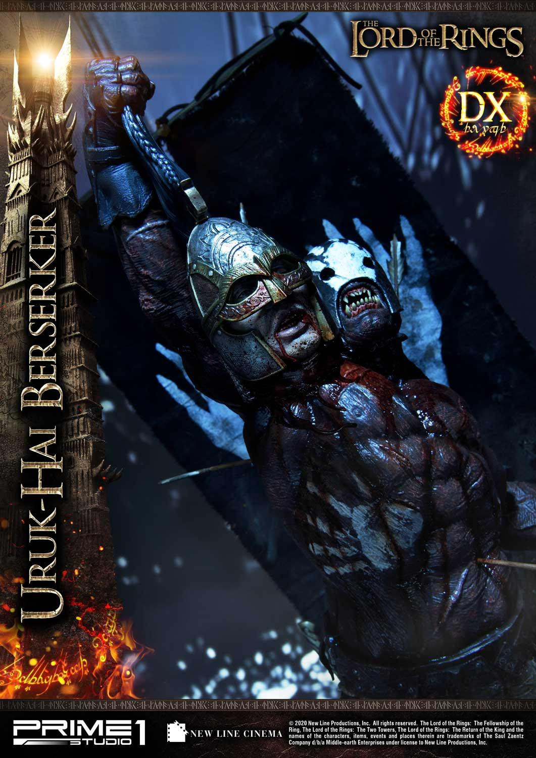 Lord of the Rings: The Two Towers - Uruk-Hai Berserker - Premium Masterline  (PMLOTR-04DX) - 1/4 - DX Version (Prime 1 Studio) photo 12