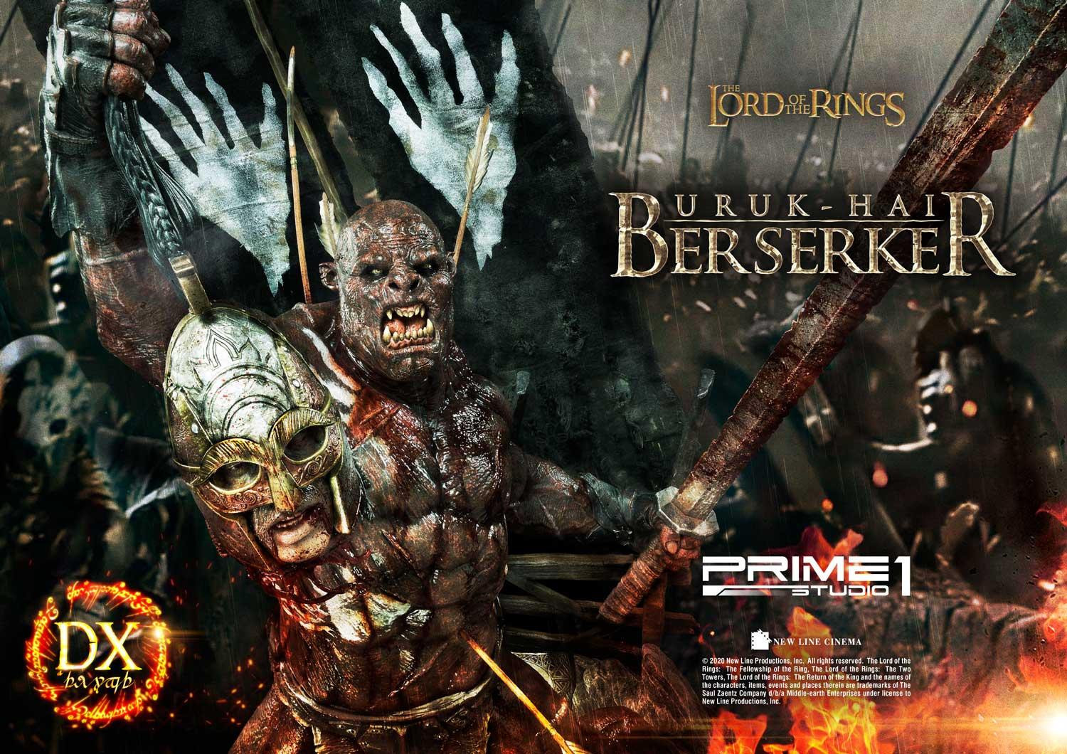 Lord of the Rings: The Two Towers - Uruk-Hai Berserker - Premium Masterline  (PMLOTR-04DX) - 1/4 - DX Version (Prime 1 Studio) photo 13
