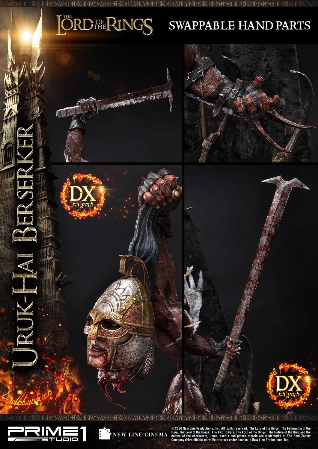 Lord of the Rings: The Two Towers - Uruk-Hai Berserker - Premium Masterline  (PMLOTR-04DX) - 1/4 - DX Version (Prime 1 Studio) photo 15
