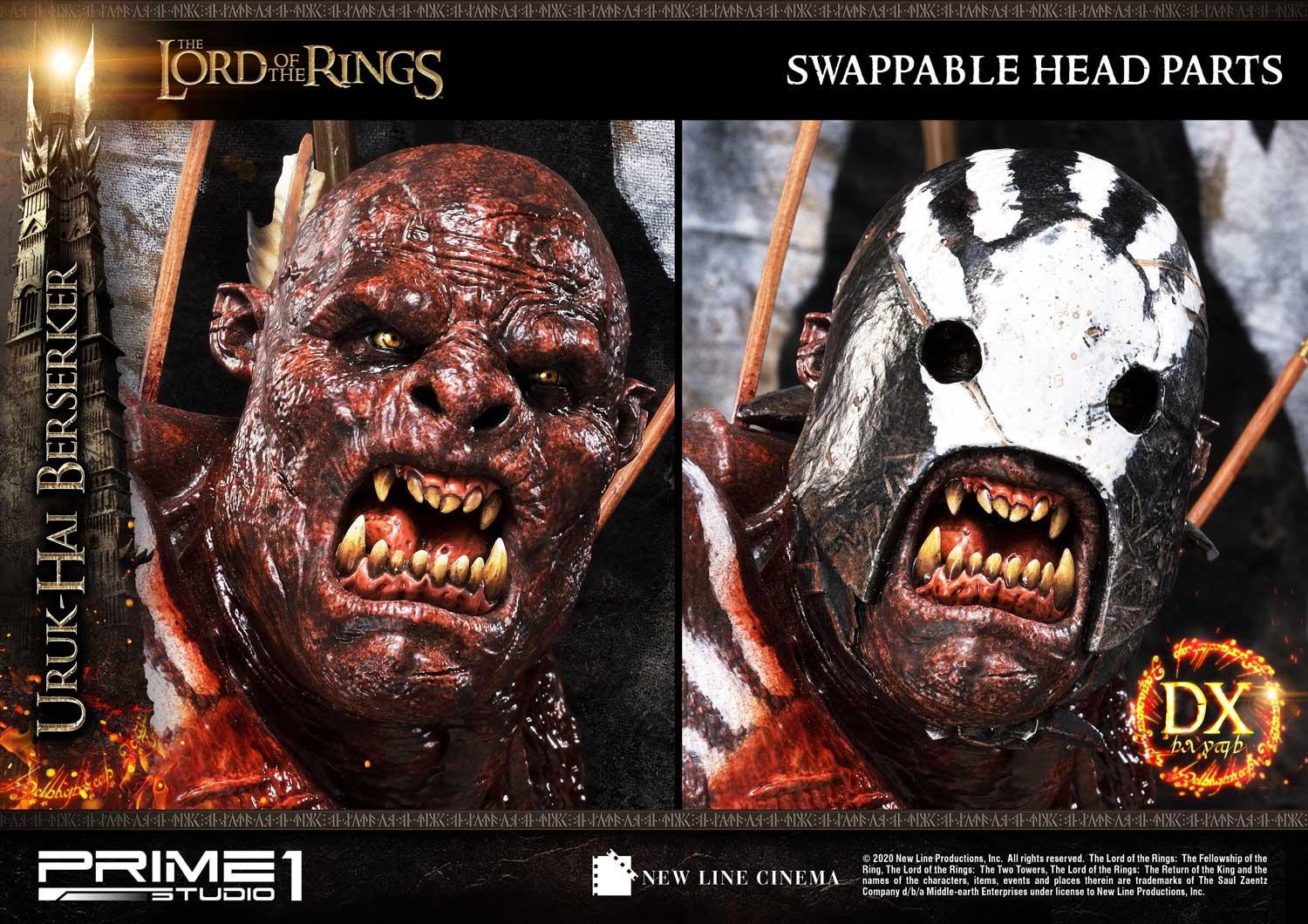 Lord of the Rings: The Two Towers - Uruk-Hai Berserker - Premium Masterline  (PMLOTR-04DX) - 1/4 - DX Version (Prime 1 Studio) photo 16