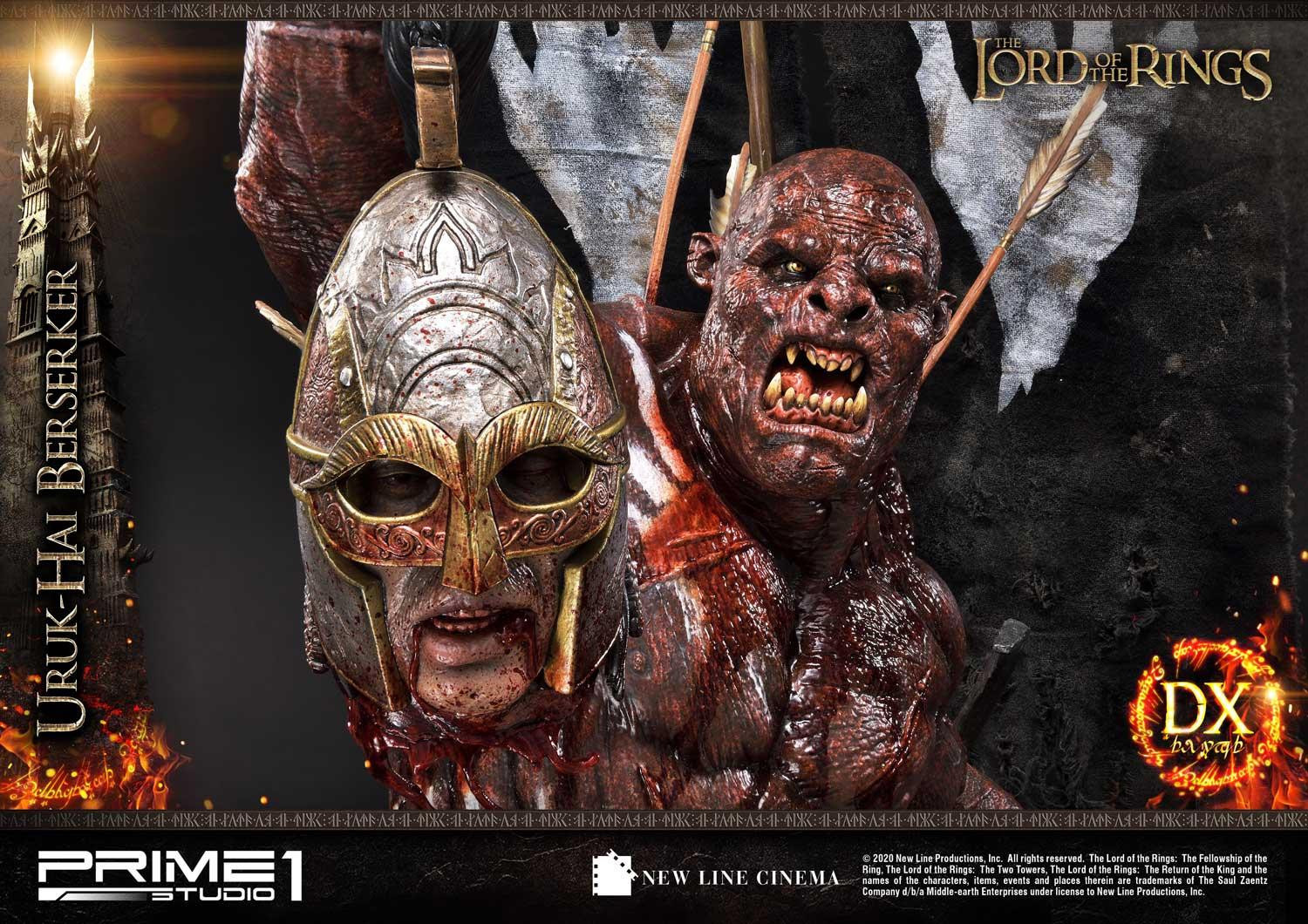 Lord of the Rings: The Two Towers - Uruk-Hai Berserker - Premium Masterline  (PMLOTR-04DX) - 1/4 - DX Version (Prime 1 Studio) photo 17