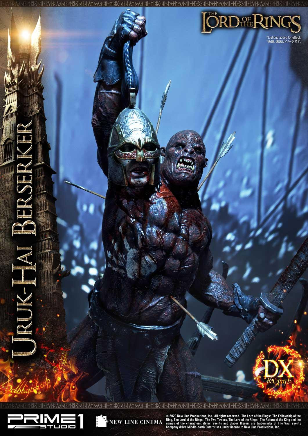 Lord of the Rings: The Two Towers - Uruk-Hai Berserker - Premium Masterline  (PMLOTR-04DX) - 1/4 - DX Version (Prime 1 Studio) photo 21