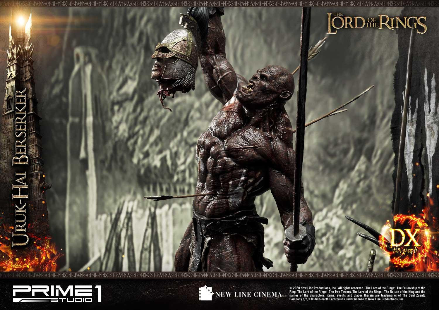 Lord of the Rings: The Two Towers - Uruk-Hai Berserker - Premium Masterline  (PMLOTR-04DX) - 1/4 - DX Version (Prime 1 Studio) photo 26