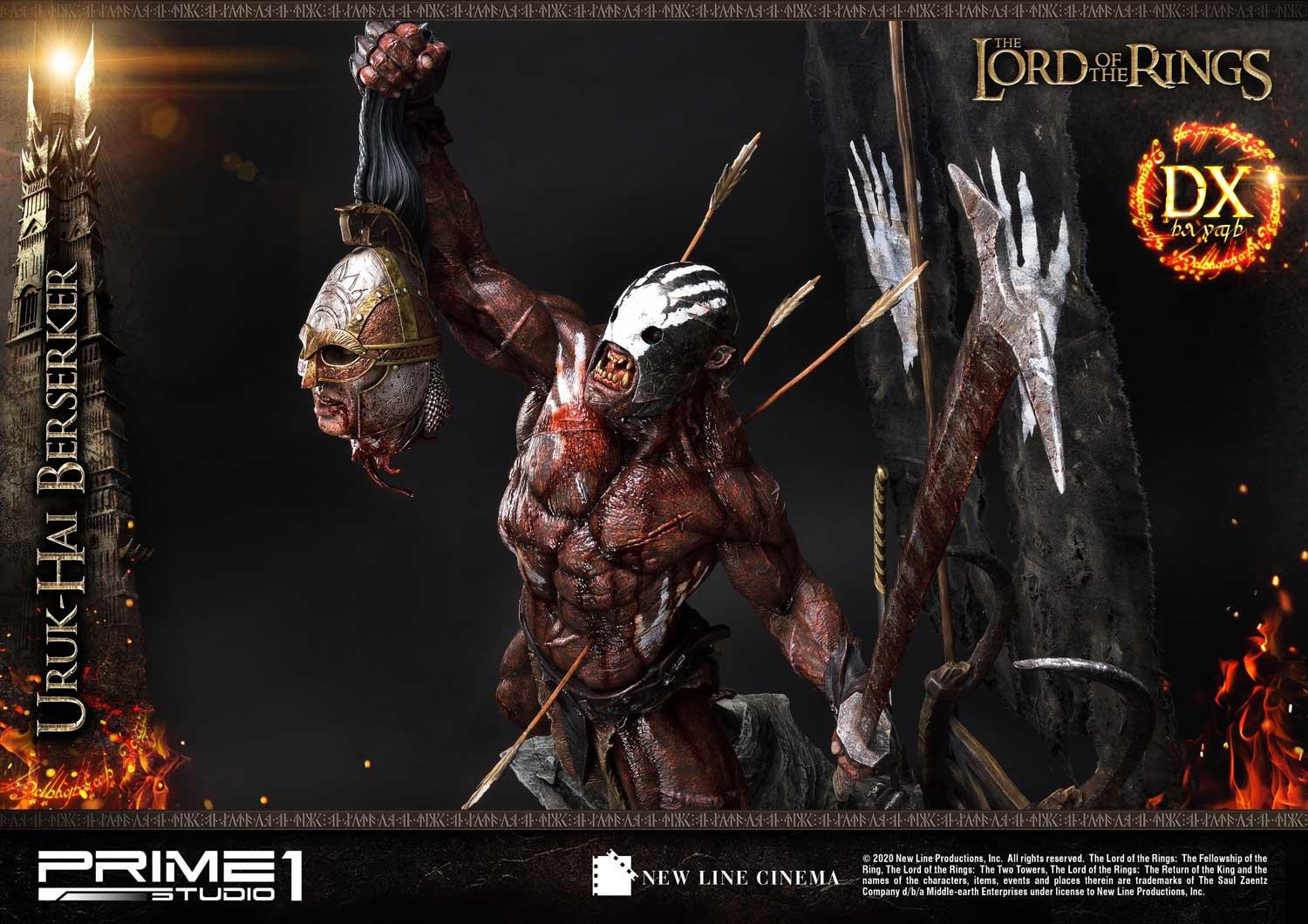 Lord of the Rings: The Two Towers - Uruk-Hai Berserker - Premium Masterline  (PMLOTR-04DX) - 1/4 - DX Version (Prime 1 Studio) photo 27