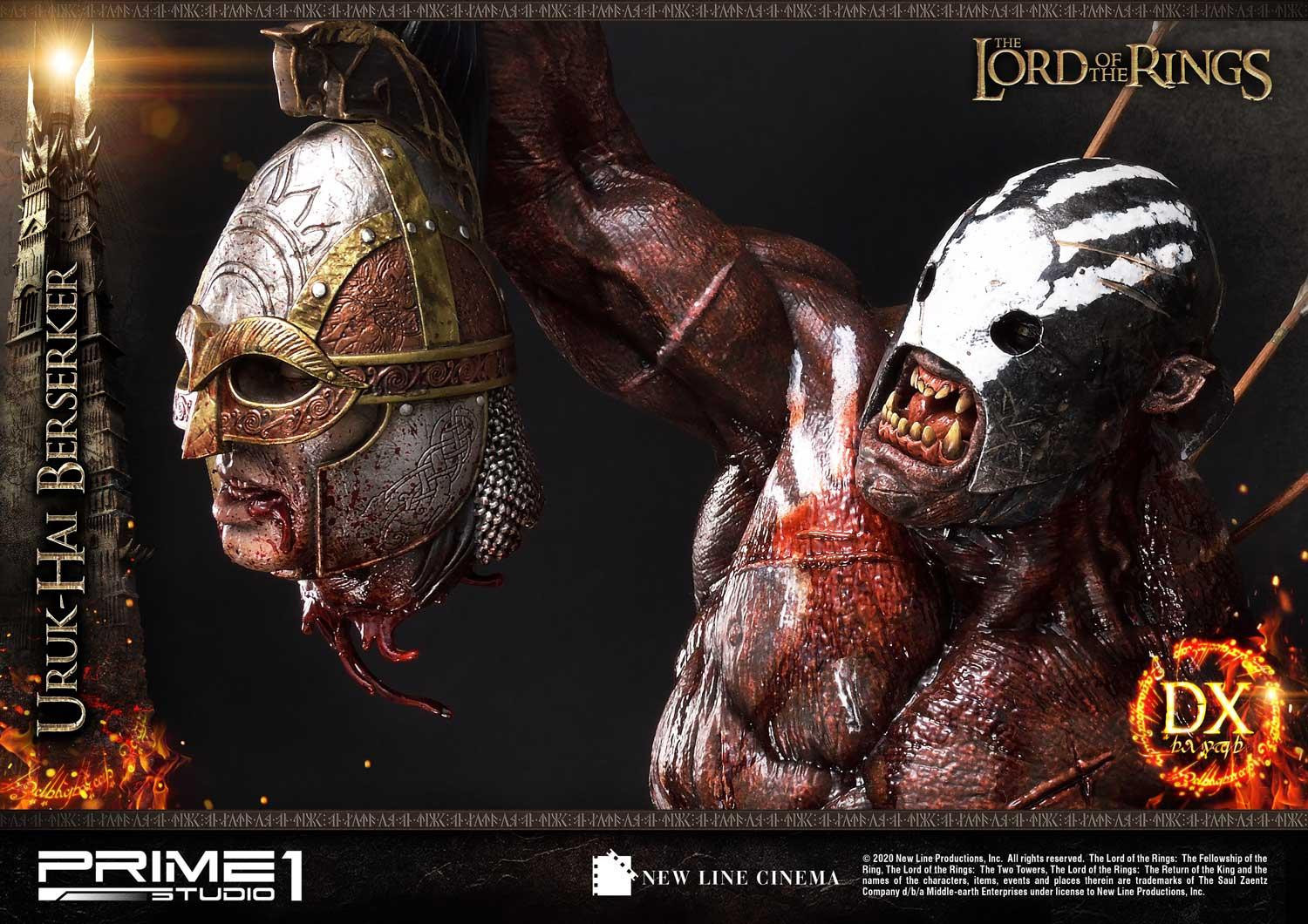 Lord of the Rings: The Two Towers - Uruk-Hai Berserker - Premium Masterline  (PMLOTR-04DX) - 1/4 - DX Version (Prime 1 Studio) photo 28