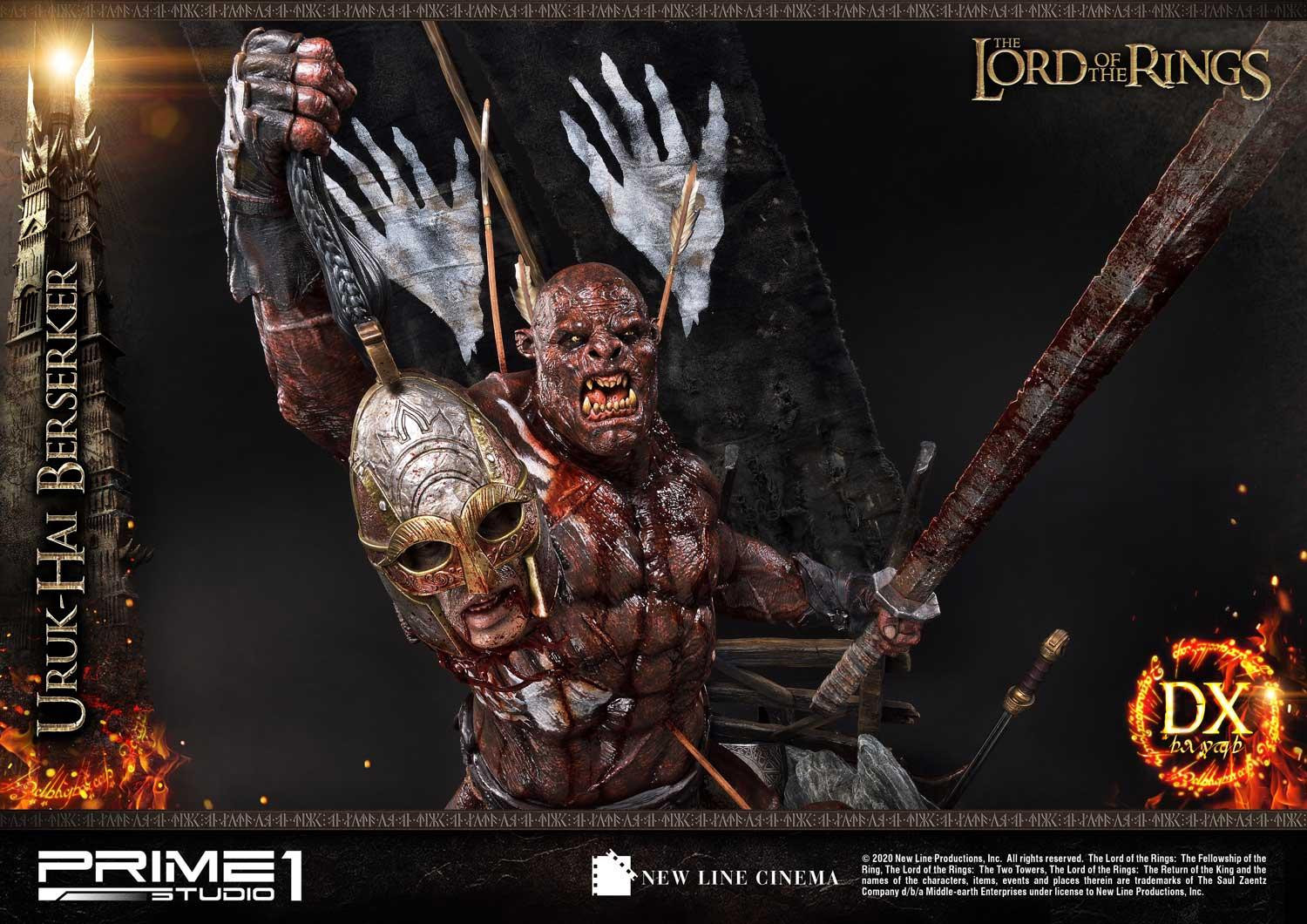 Lord of the Rings: The Two Towers - Uruk-Hai Berserker - Premium Masterline  (PMLOTR-04DX) - 1/4 - DX Version (Prime 1 Studio) photo 29