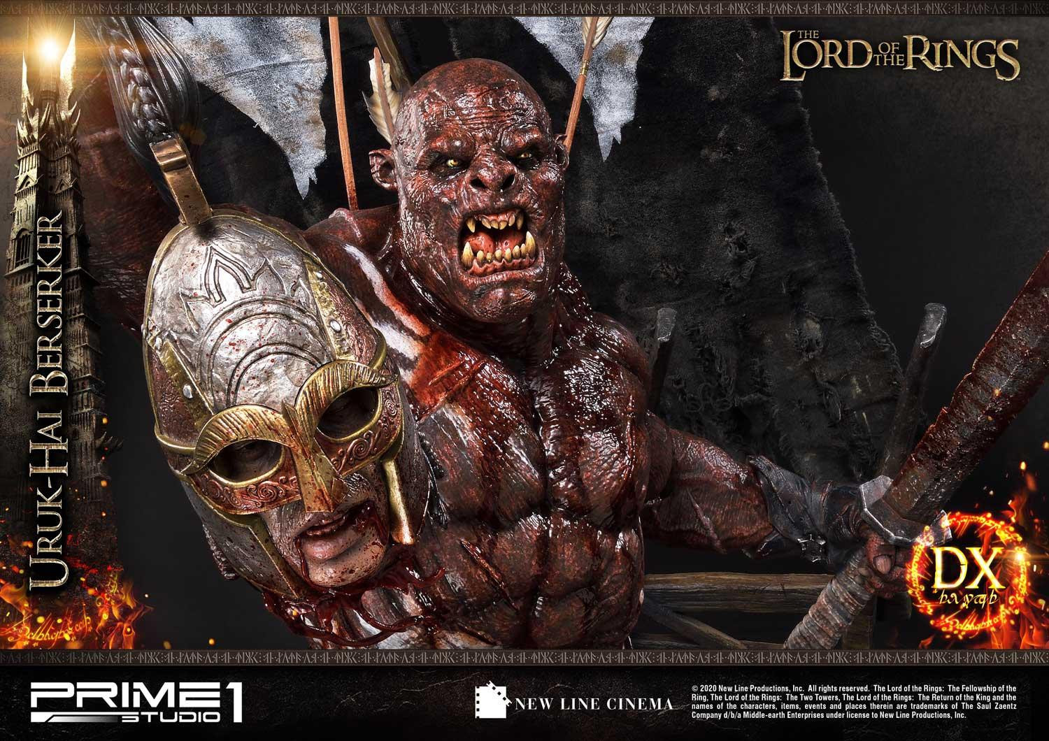 Lord of the Rings: The Two Towers - Uruk-Hai Berserker - Premium Masterline  (PMLOTR-04DX) - 1/4 - DX Version (Prime 1 Studio) photo 30