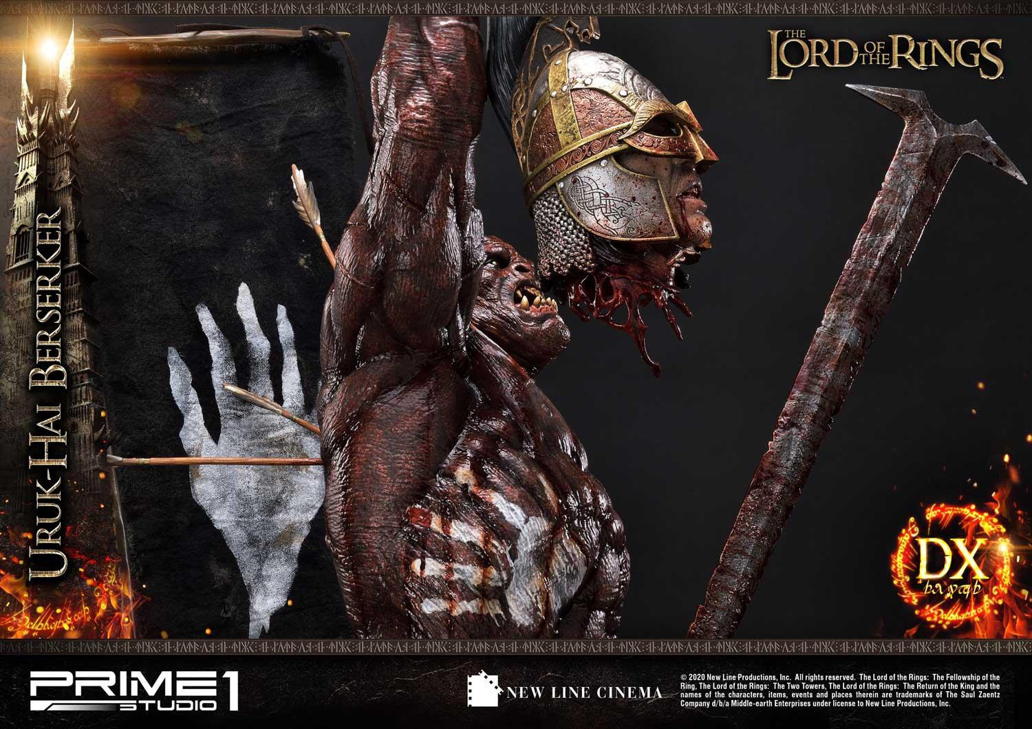 Lord of the Rings: The Two Towers - Uruk-Hai Berserker - Premium Masterline  (PMLOTR-04DX) - 1/4 - DX Version (Prime 1 Studio) photo 32