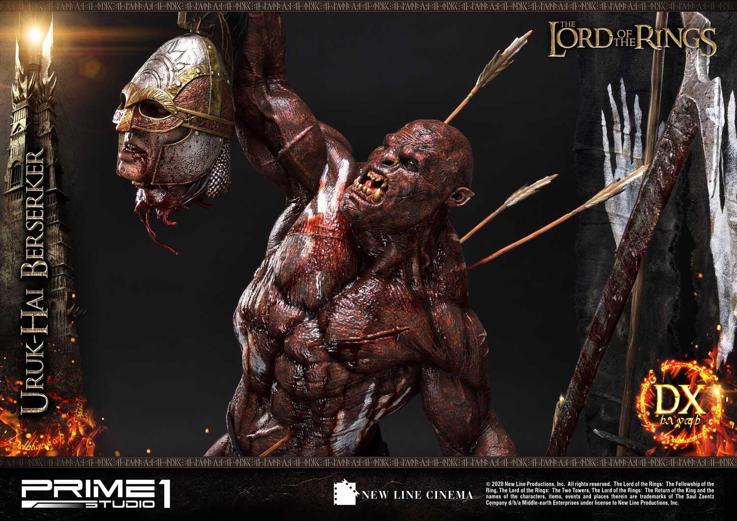 Lord of the Rings: The Two Towers - Uruk-Hai Berserker - Premium Masterline  (PMLOTR-04DX) - 1/4 - DX Version (Prime 1 Studio) photo 33