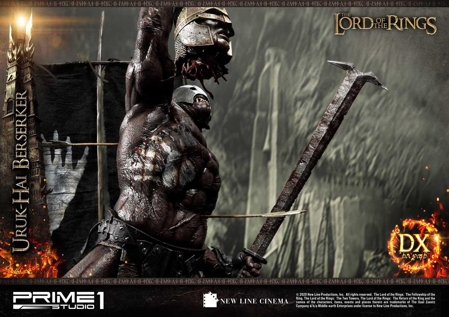 Lord of the Rings: The Two Towers - Uruk-Hai Berserker - Premium Masterline  (PMLOTR-04DX) - 1/4 - DX Version (Prime 1 Studio) photo 34