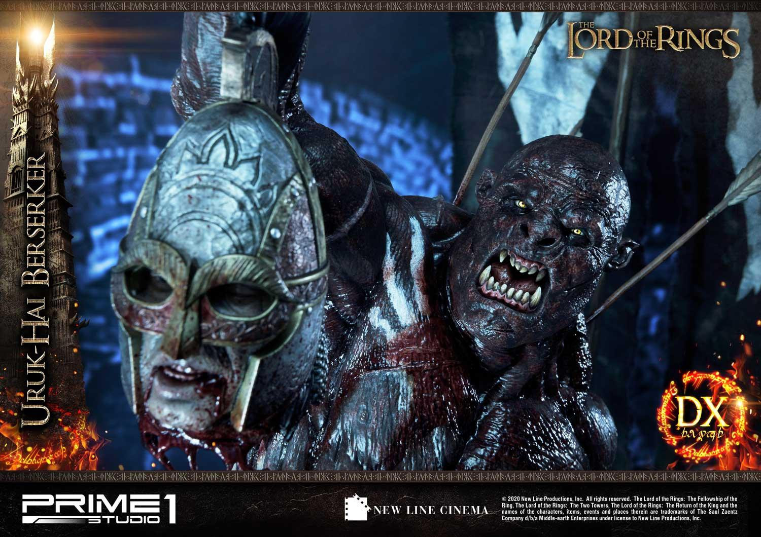 Lord of the Rings: The Two Towers - Uruk-Hai Berserker - Premium Masterline  (PMLOTR-04DX) - 1/4 - DX Version (Prime 1 Studio) photo 35