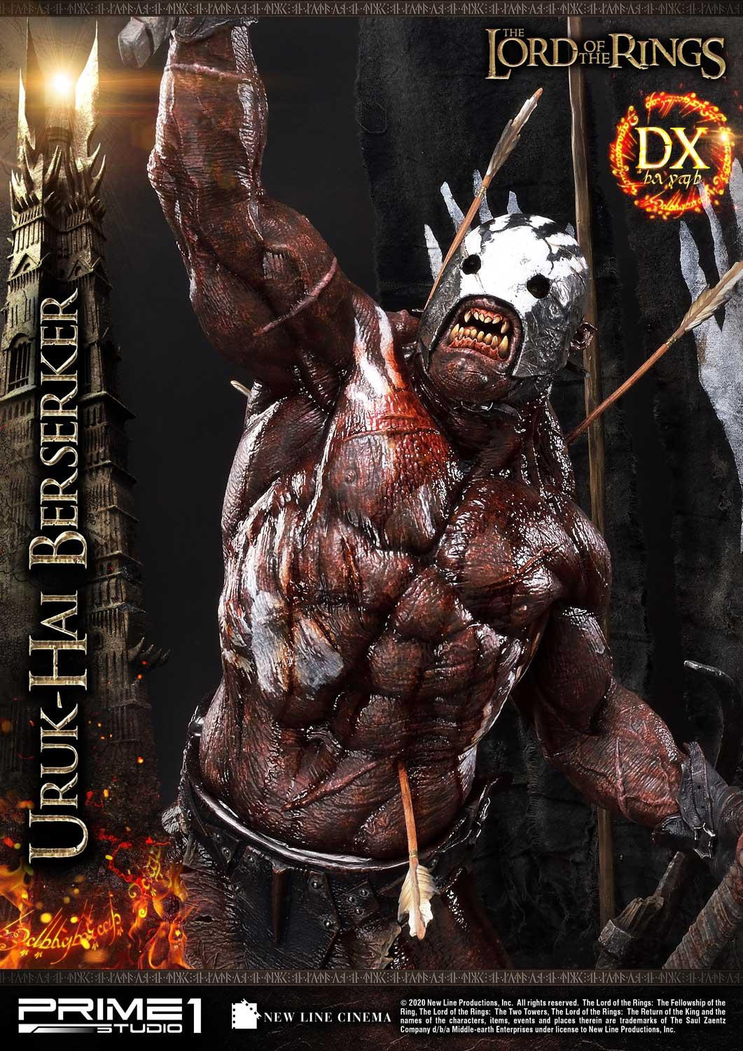 Lord of the Rings: The Two Towers - Uruk-Hai Berserker - Premium Masterline  (PMLOTR-04DX) - 1/4 - DX Version (Prime 1 Studio) photo 42