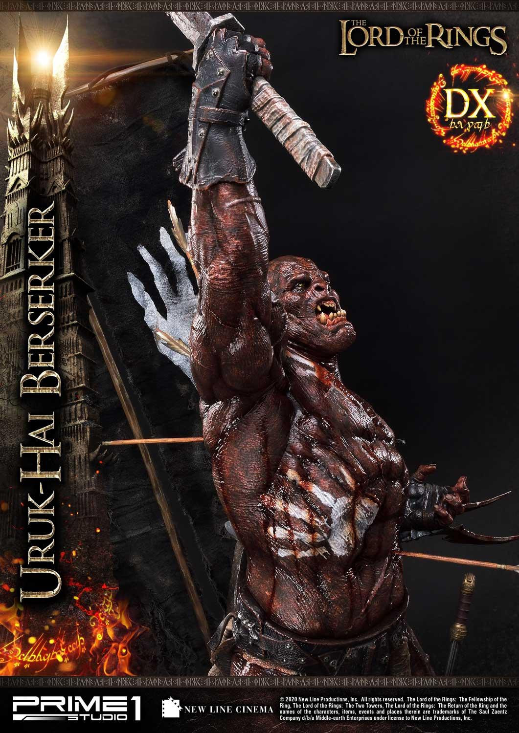 Lord of the Rings: The Two Towers - Uruk-Hai Berserker - Premium Masterline  (PMLOTR-04DX) - 1/4 - DX Version (Prime 1 Studio) photo 43