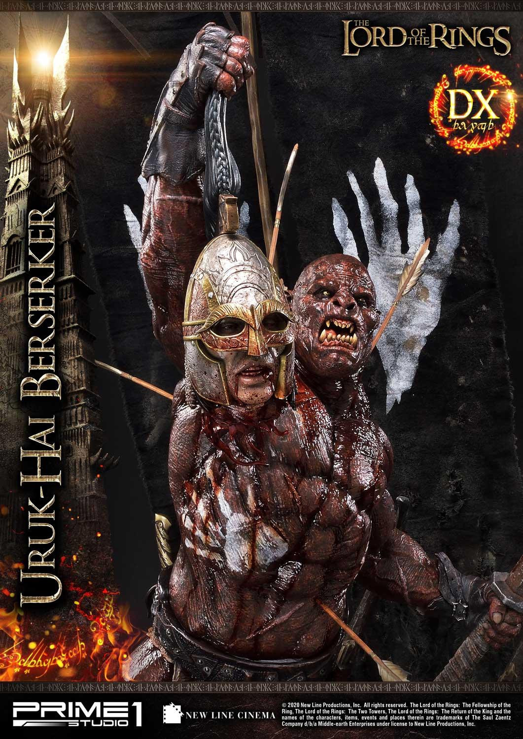 Lord of the Rings: The Two Towers - Uruk-Hai Berserker - Premium Masterline  (PMLOTR-04DX) - 1/4 - DX Version (Prime 1 Studio) photo 47