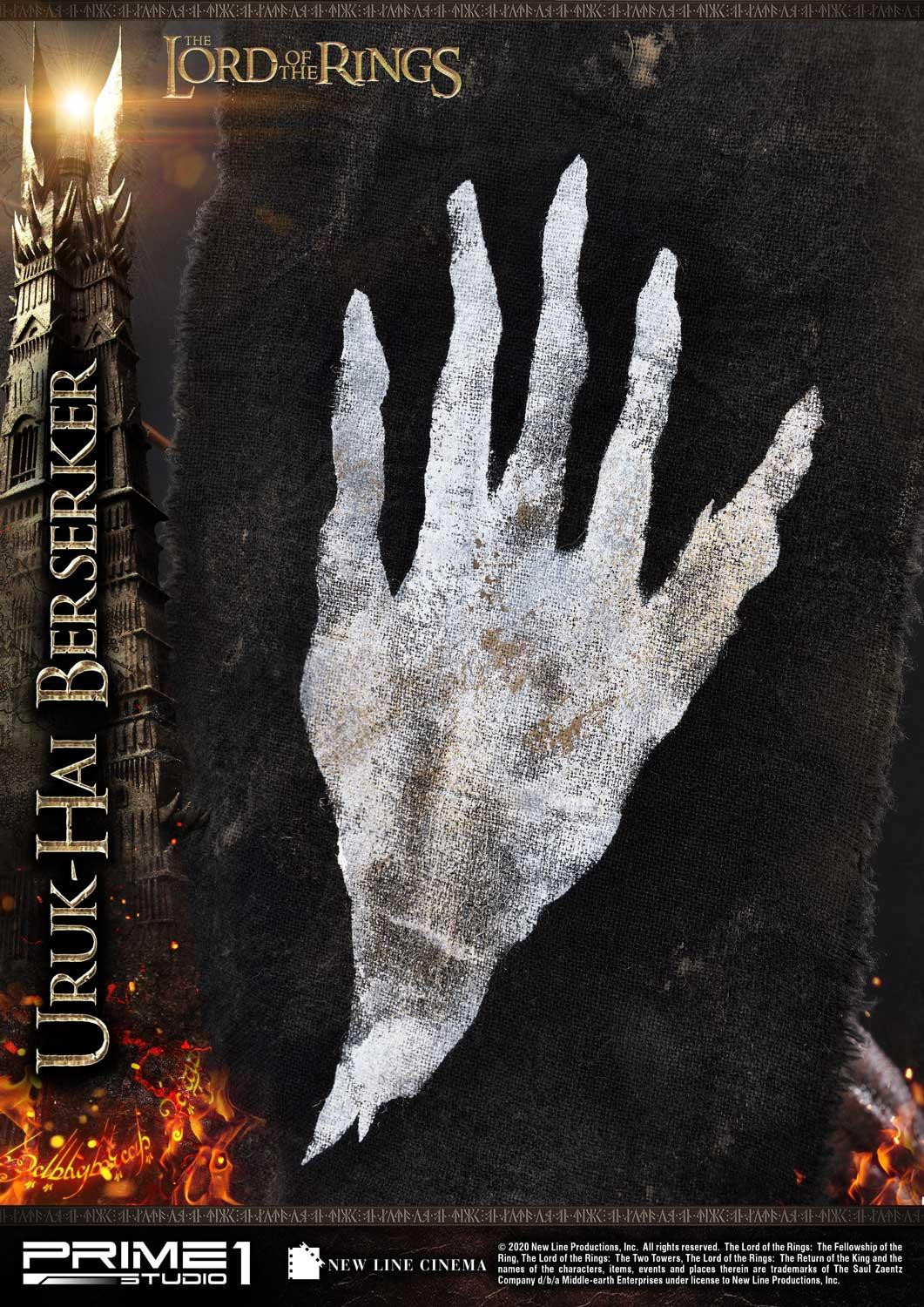 Lord of the Rings: The Two Towers - Uruk-Hai Berserker - Premium Masterline  (PMLOTR-04DX) - 1/4 - DX Version (Prime 1 Studio) photo 52