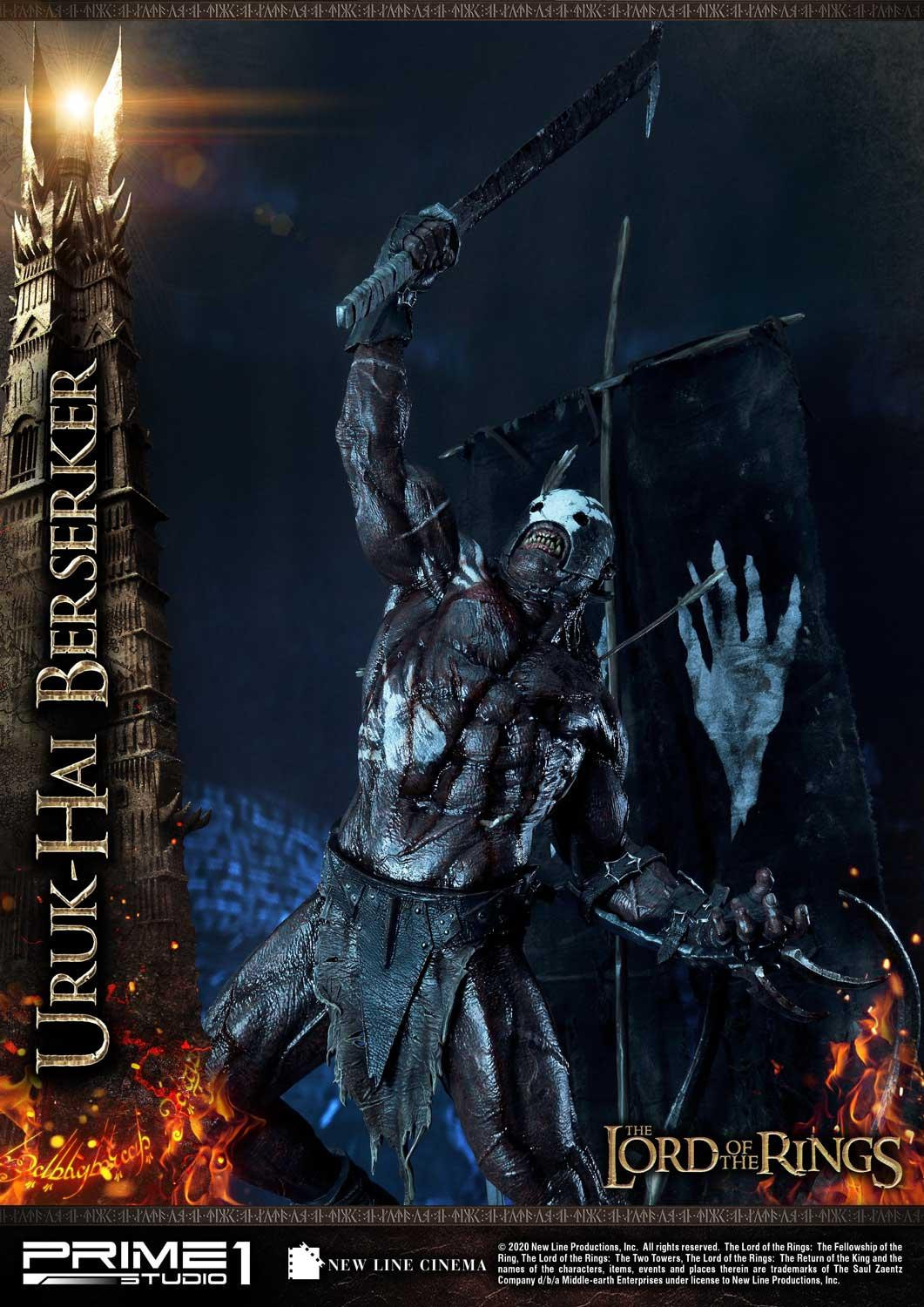 Lord of the Rings: The Two Towers - Uruk-Hai Berserker - Premium Masterline  (PMLOTR-04DX) - 1/4 - DX Version (Prime 1 Studio) photo 56